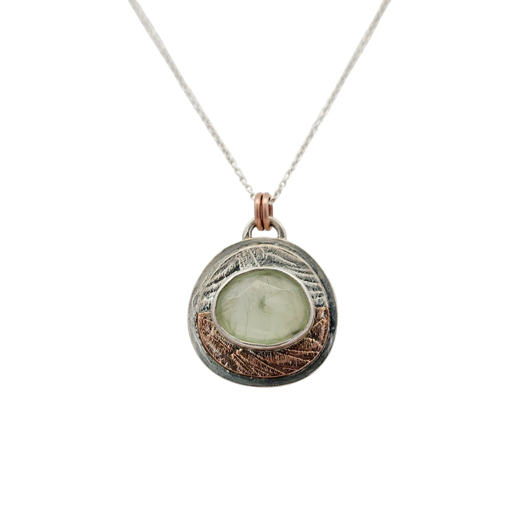 2 Tone Tourmalated Quartz Necklace
