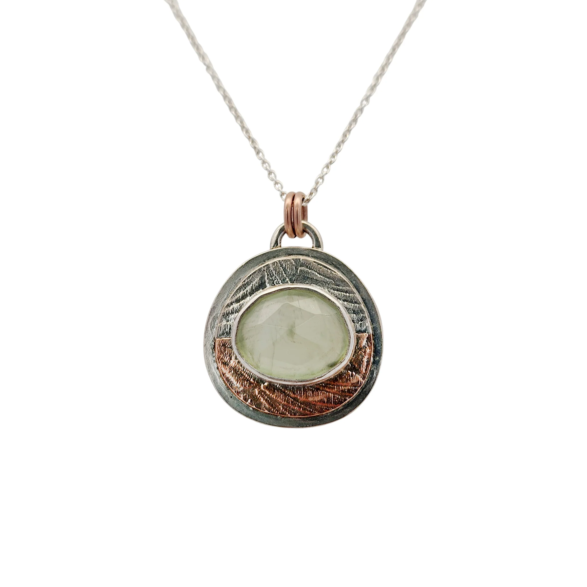 2 Tone Tourmalated Quartz Necklace - Image 3