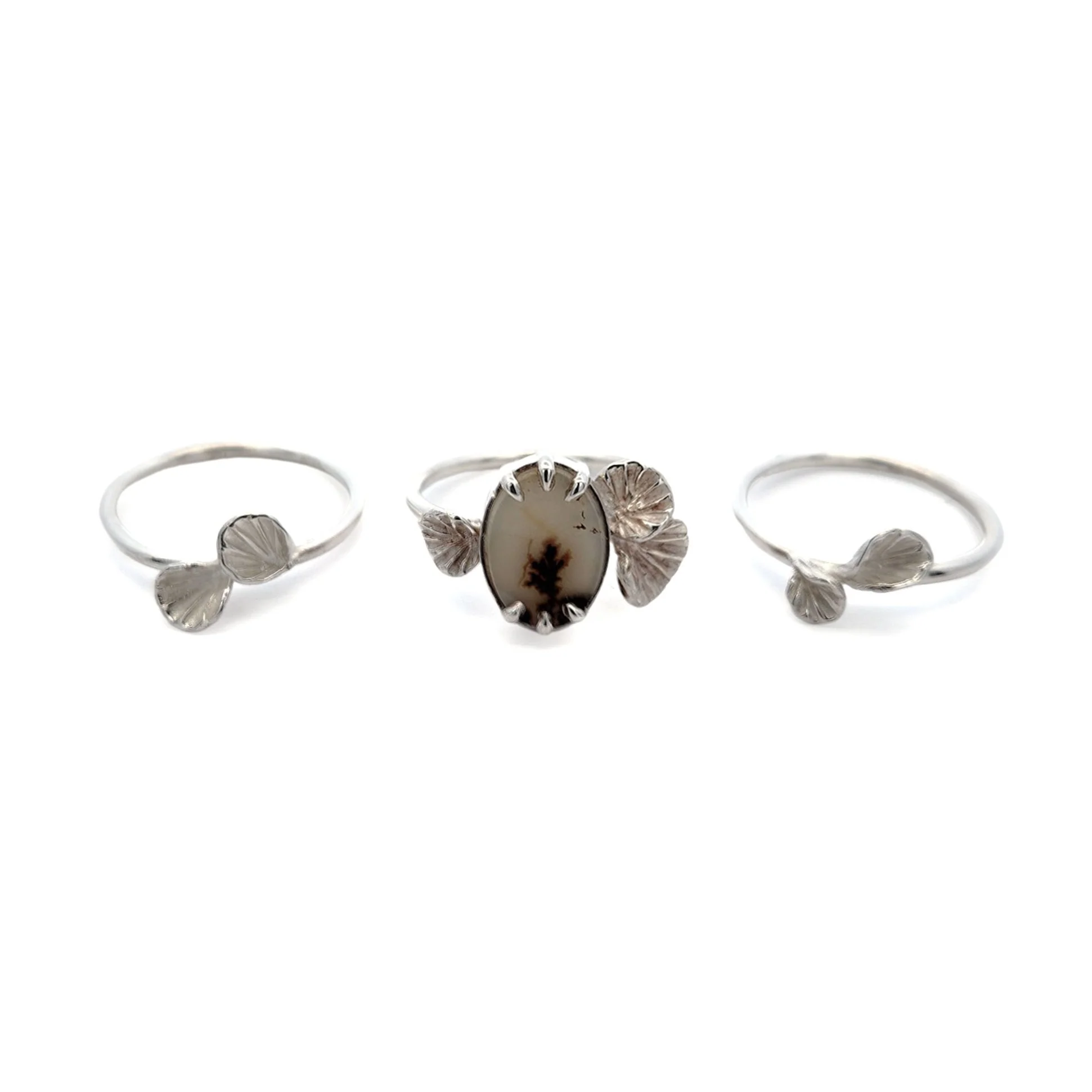 3 Set Agate Ring Set - Image 2