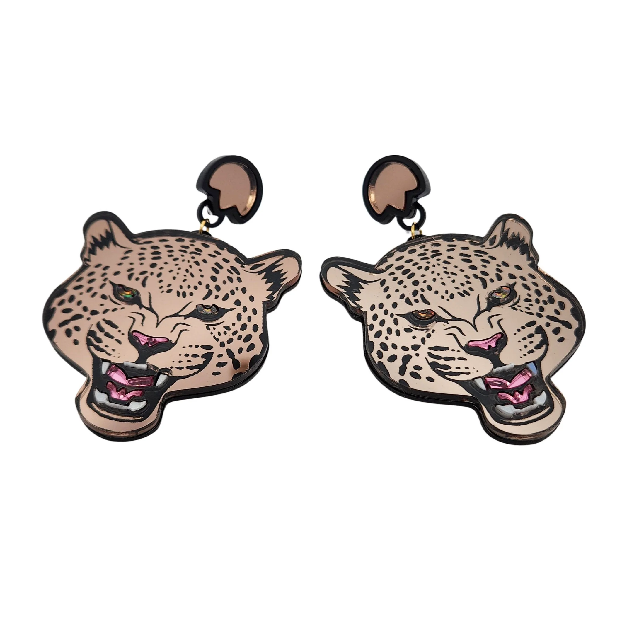 Acrylic Leopard Earrings