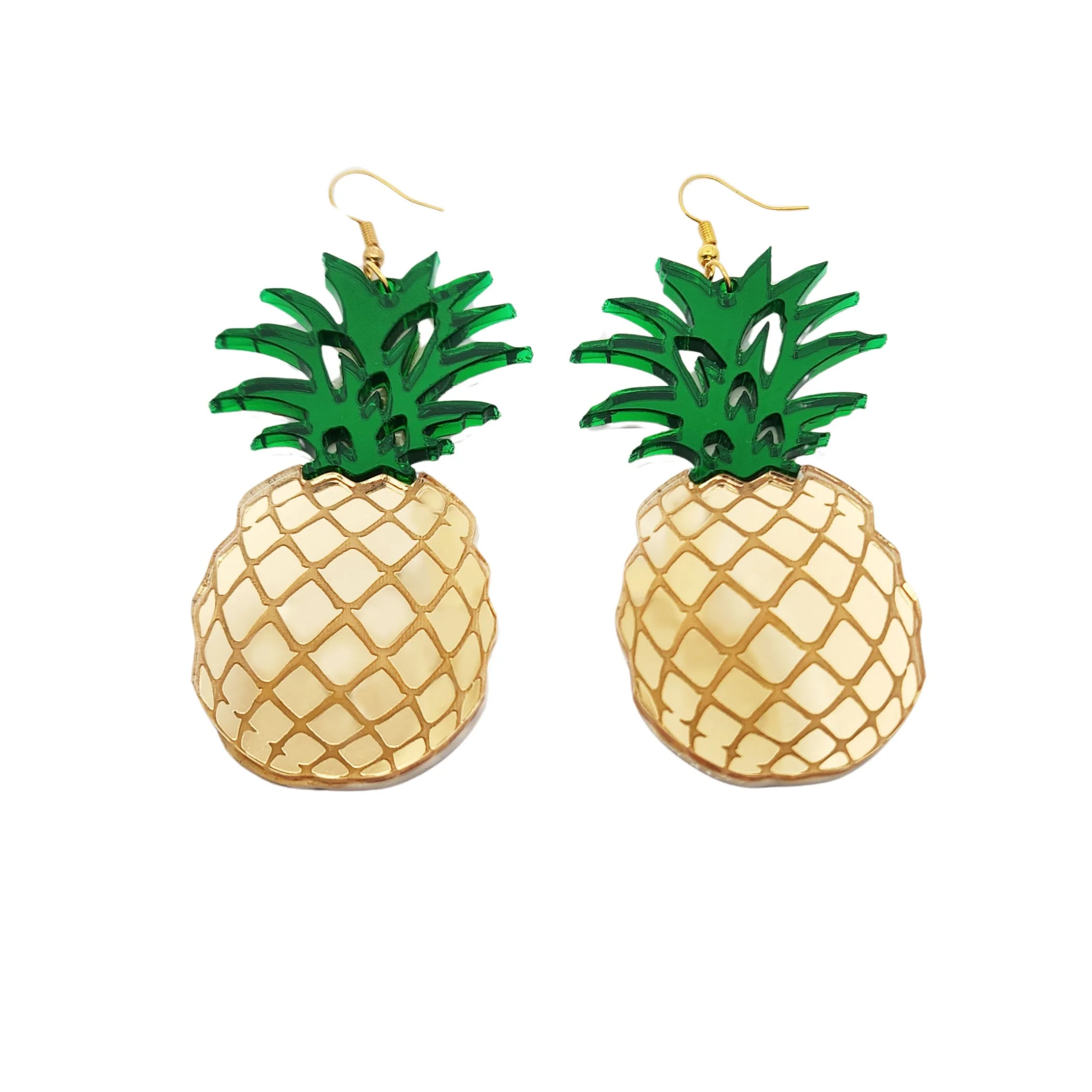 Acrylic Pineapple Earrings - Image 2