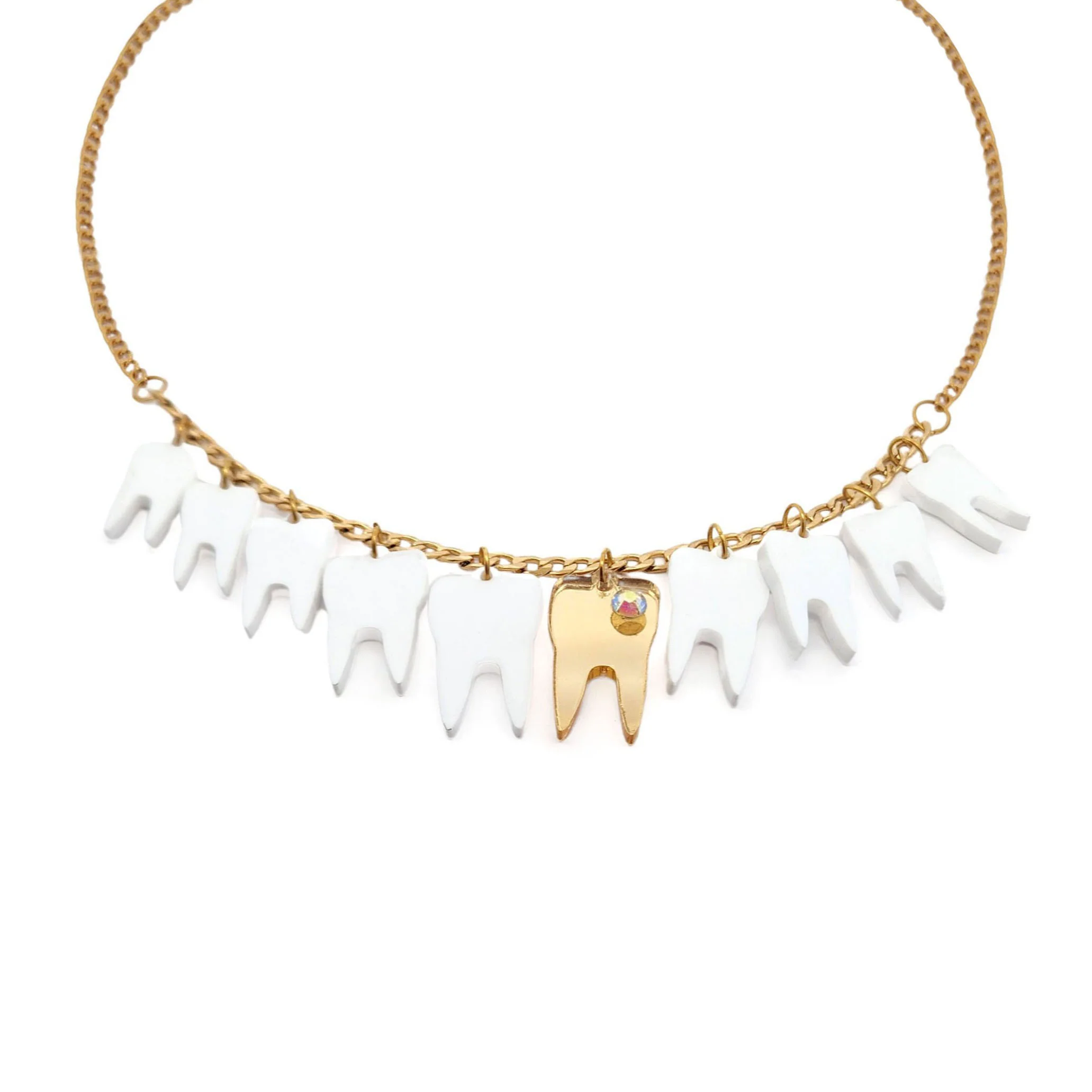 Acrylic Sweet Tooth Necklace