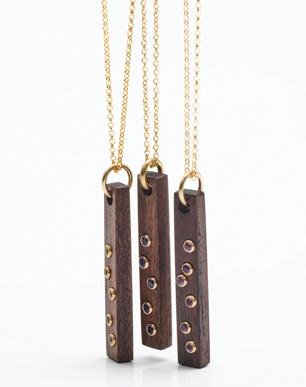 Amethyst Bar Necklace - Image 5