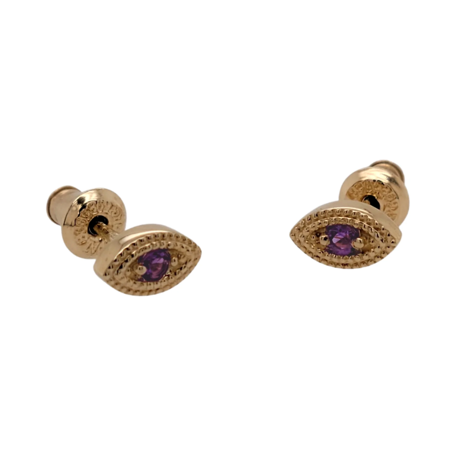 Amethyst Marquis Studs - Image 2