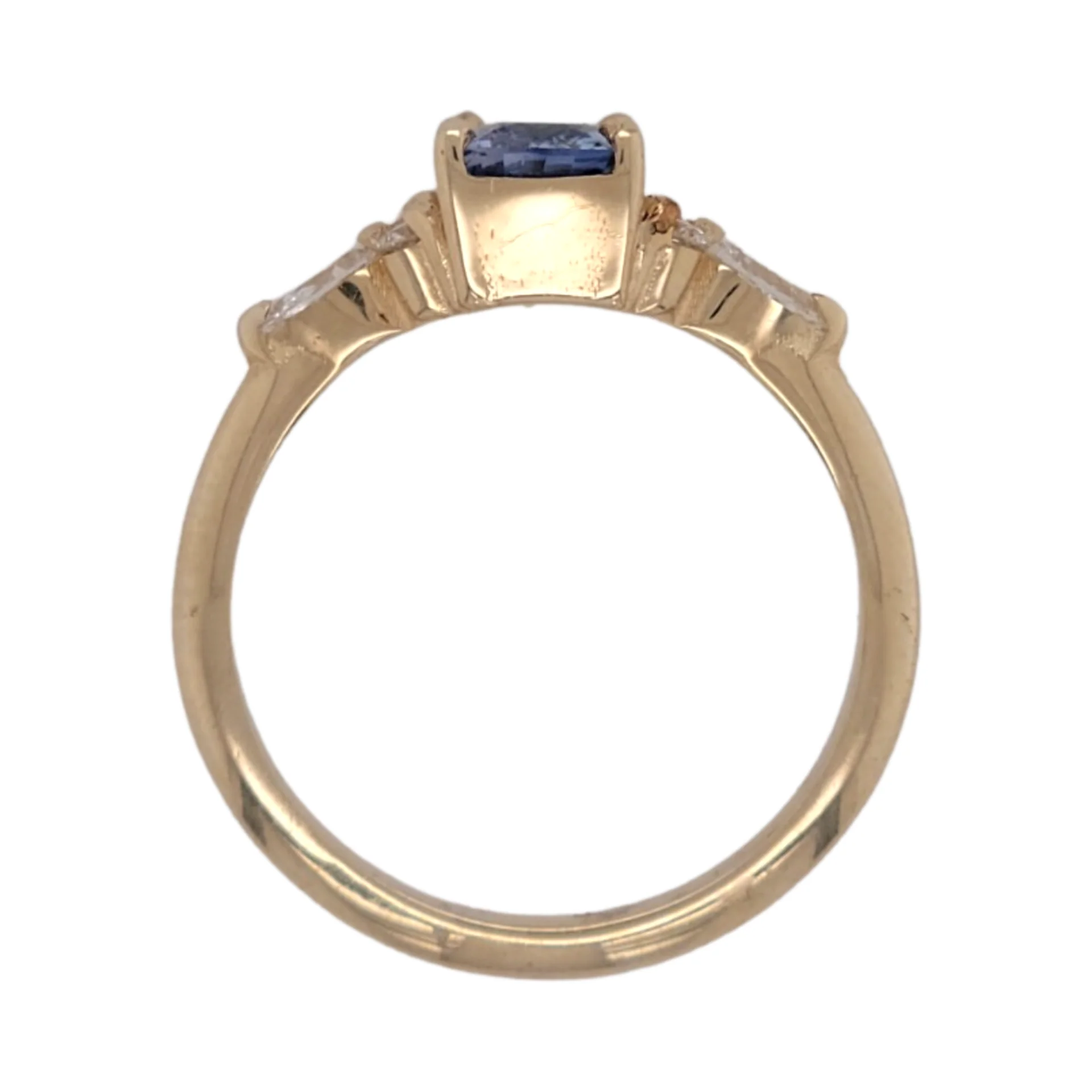 Anna Baby Blue Sapphire Ring - Image 6
