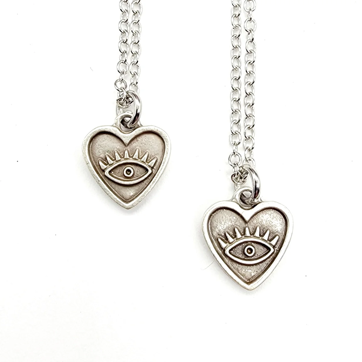 Antique Silver Mystic Gaze Necklace - Image 2