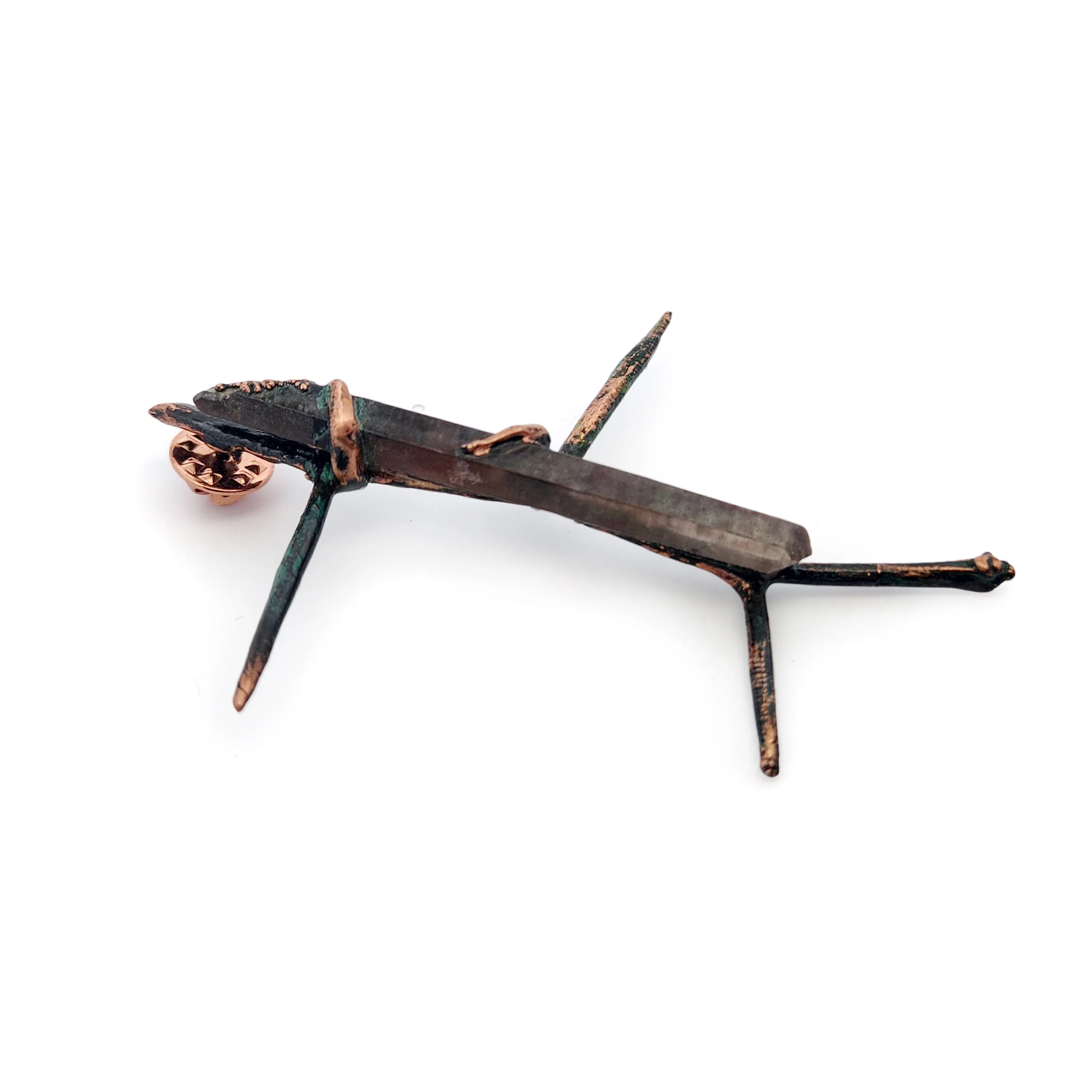 Black Thorn Crystal Pin - Image 2