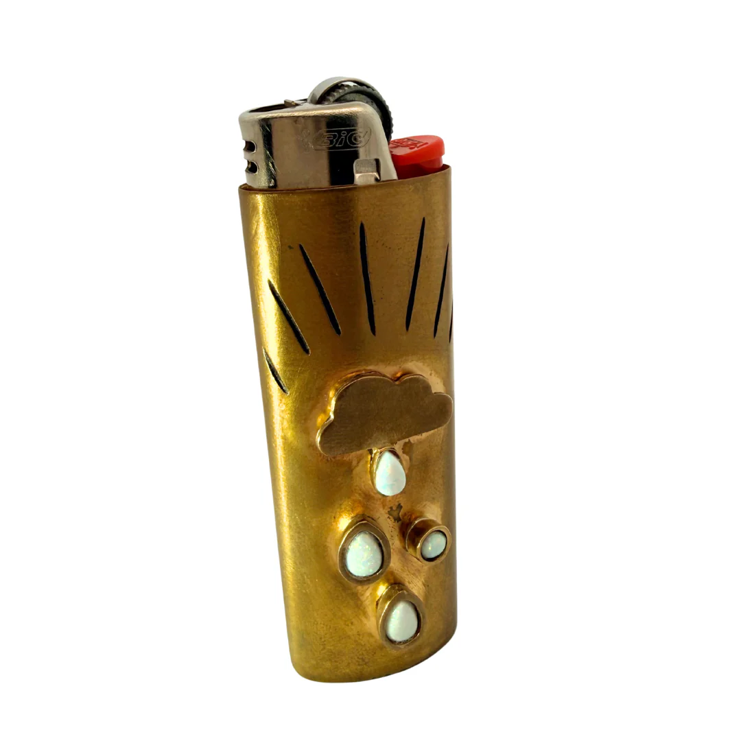 Brass Opal Cloud Lighter