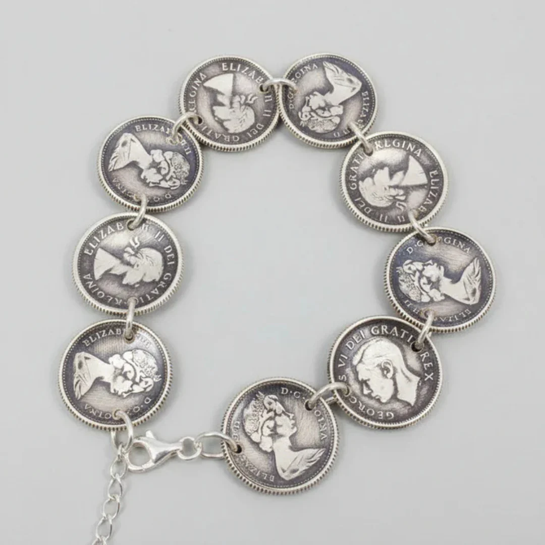 Canadian Dime Coin Bracelet - Image 2