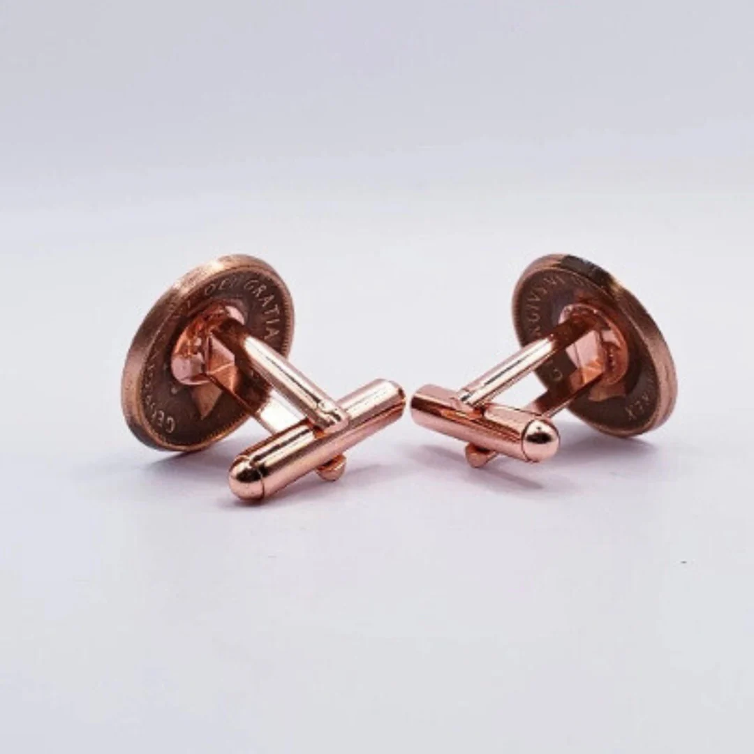 Canadian Penny Coin Cufflinks - Image 7