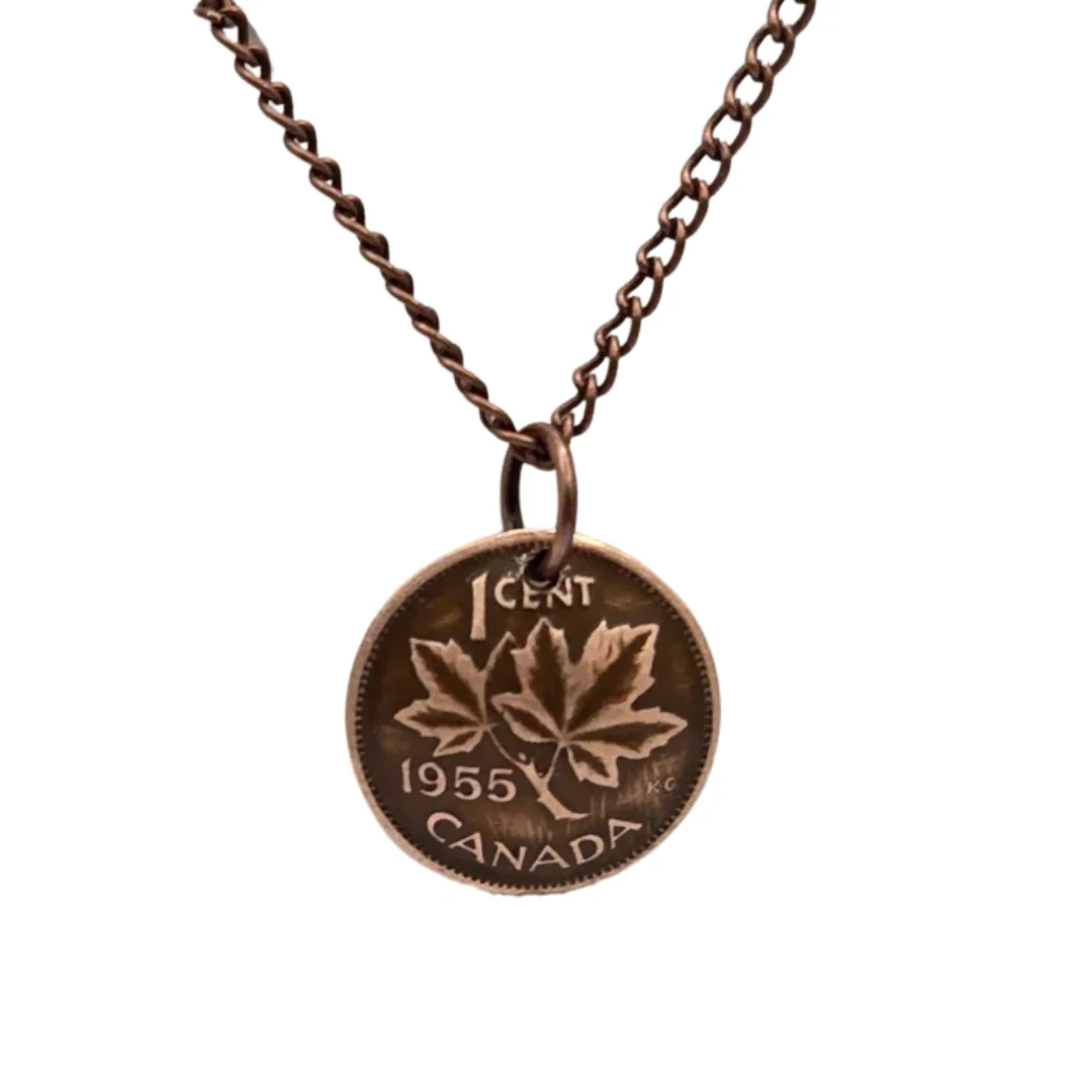 Canadian Penny Coin Necklace