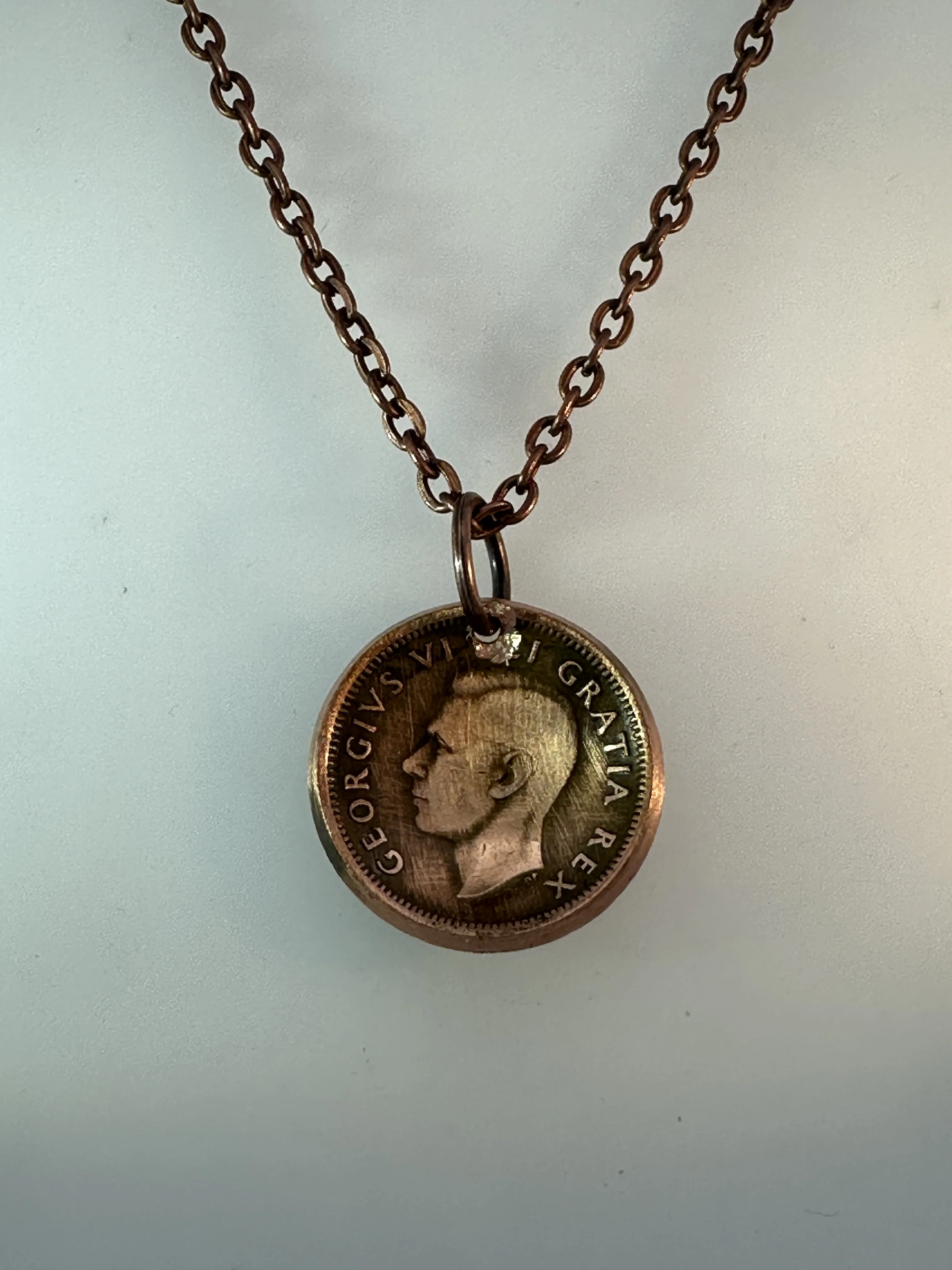 Canadian Penny Coin Necklace - Image 5