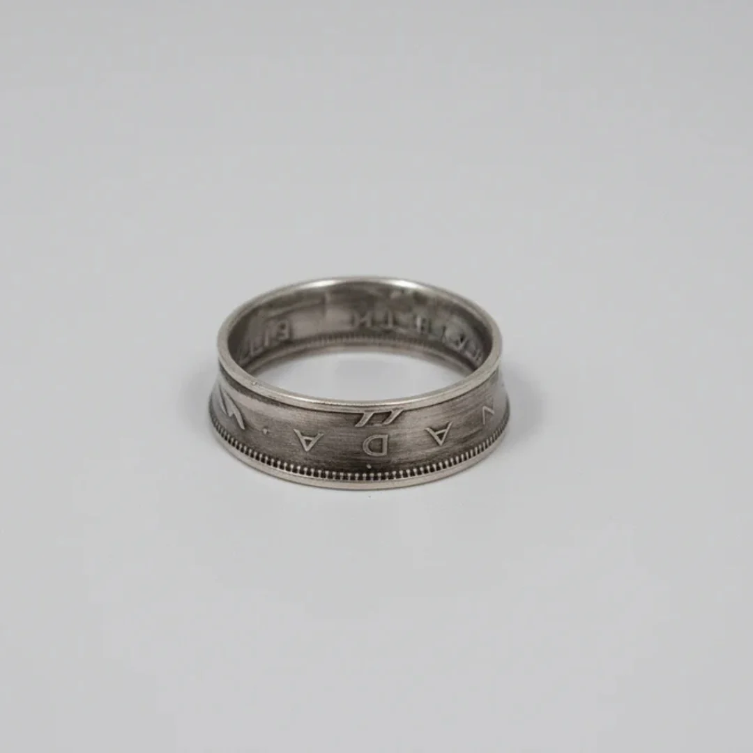 Canadian Quarter Coin Ring - Image 3