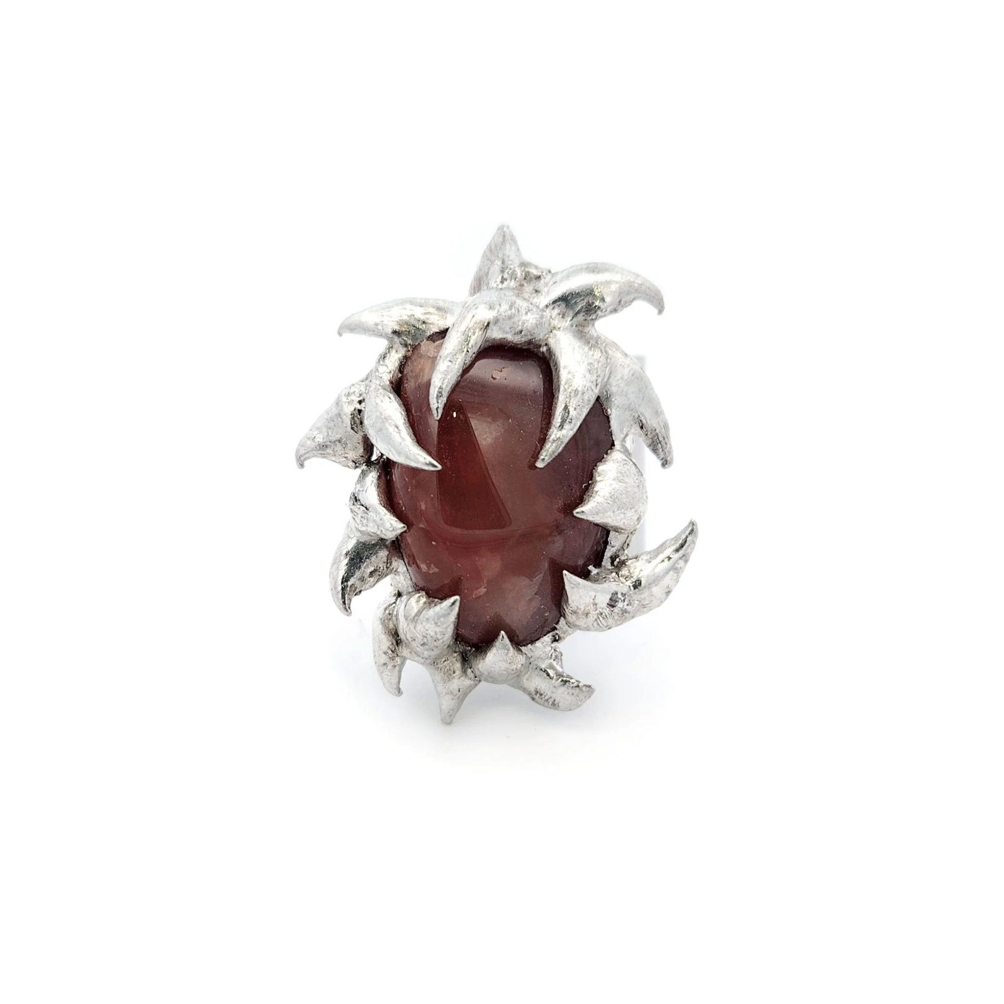 Carnelian Spike Ring