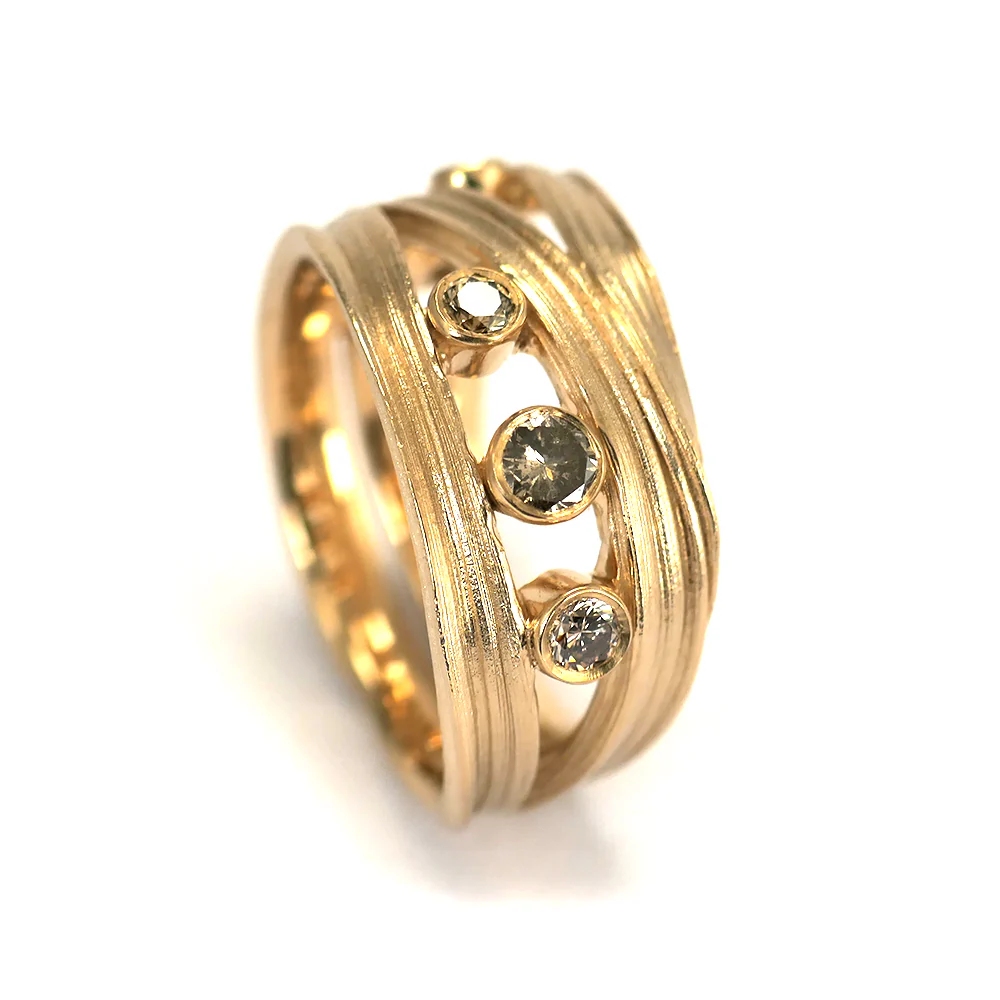 Champagne Diamond Mitsuro Wave Band