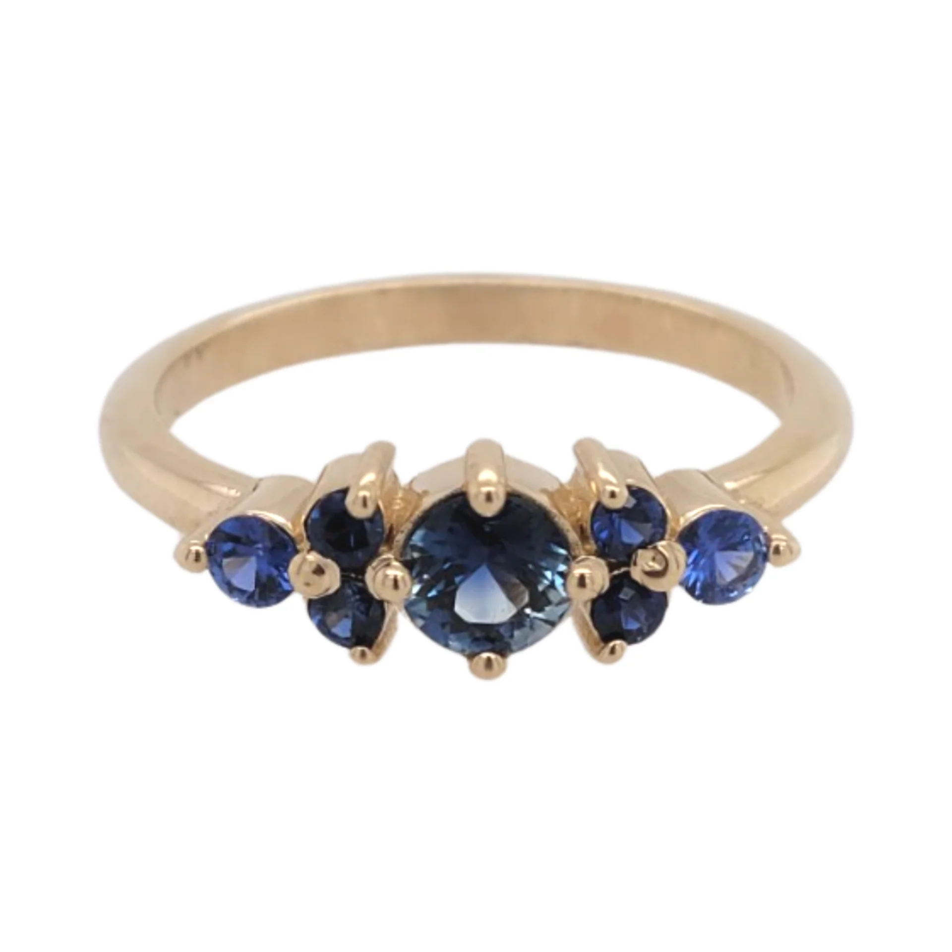 Chiara 7 Blue Sapphire Ring
