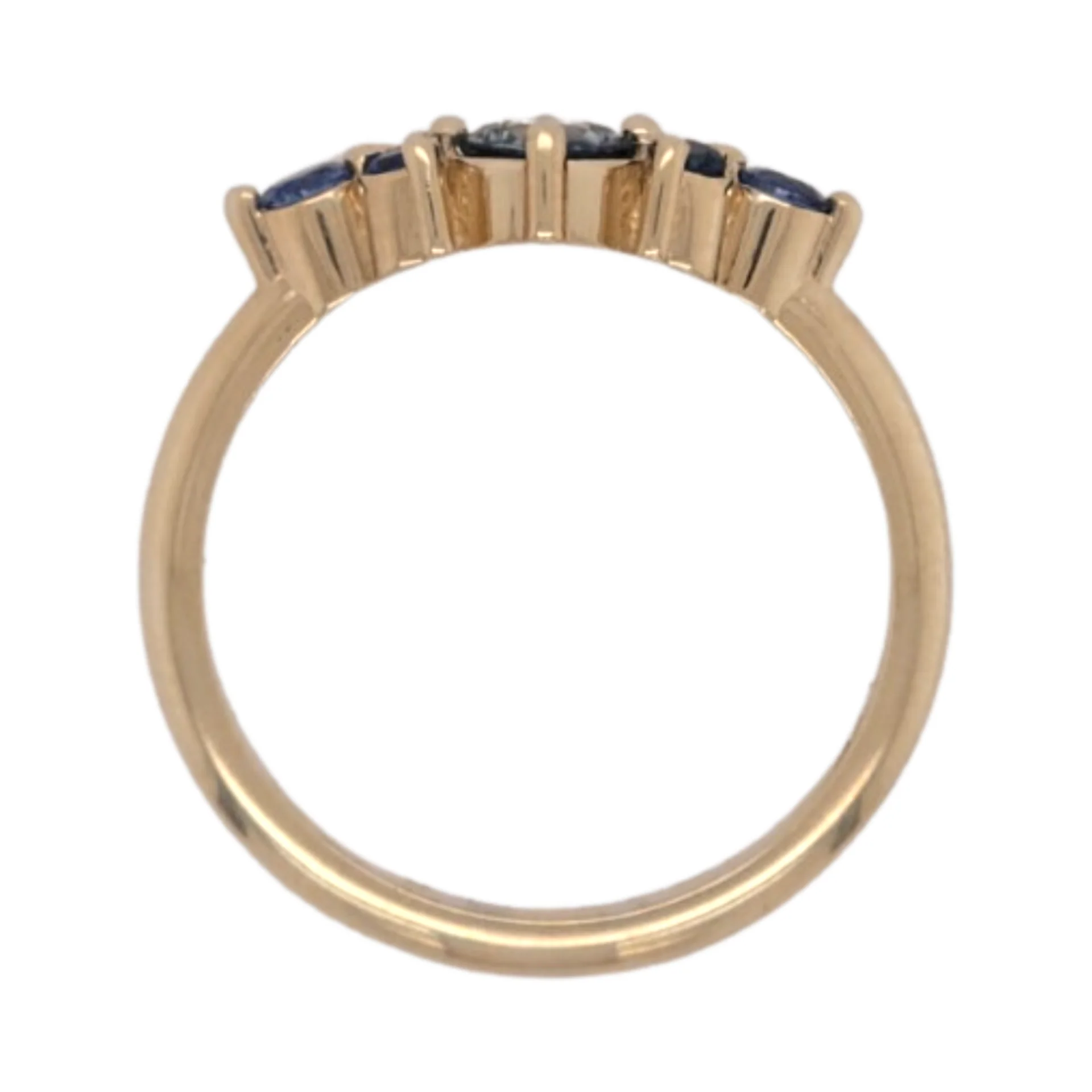 Chiara 7 Blue Sapphire Ring - Image 3