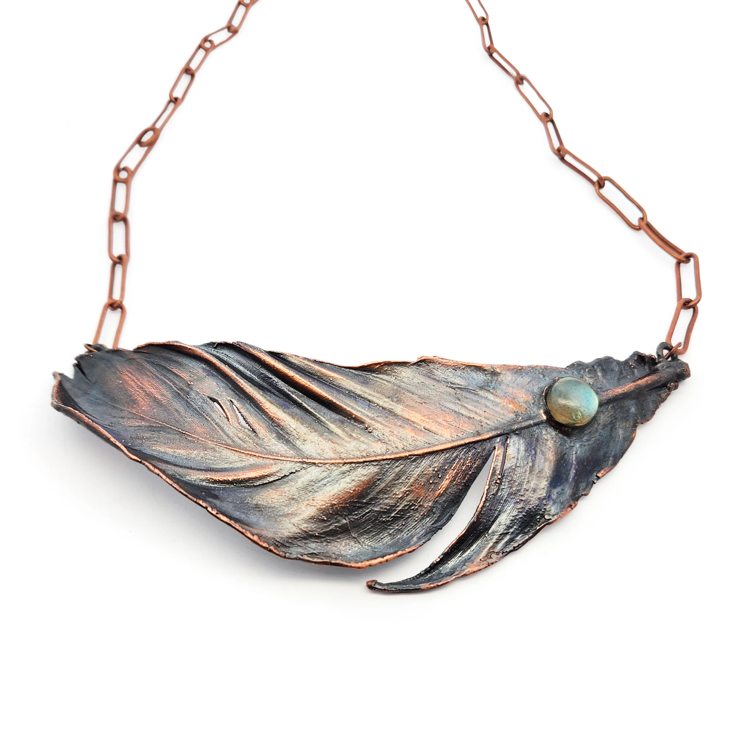 Crow Feather Necklace - Image 2