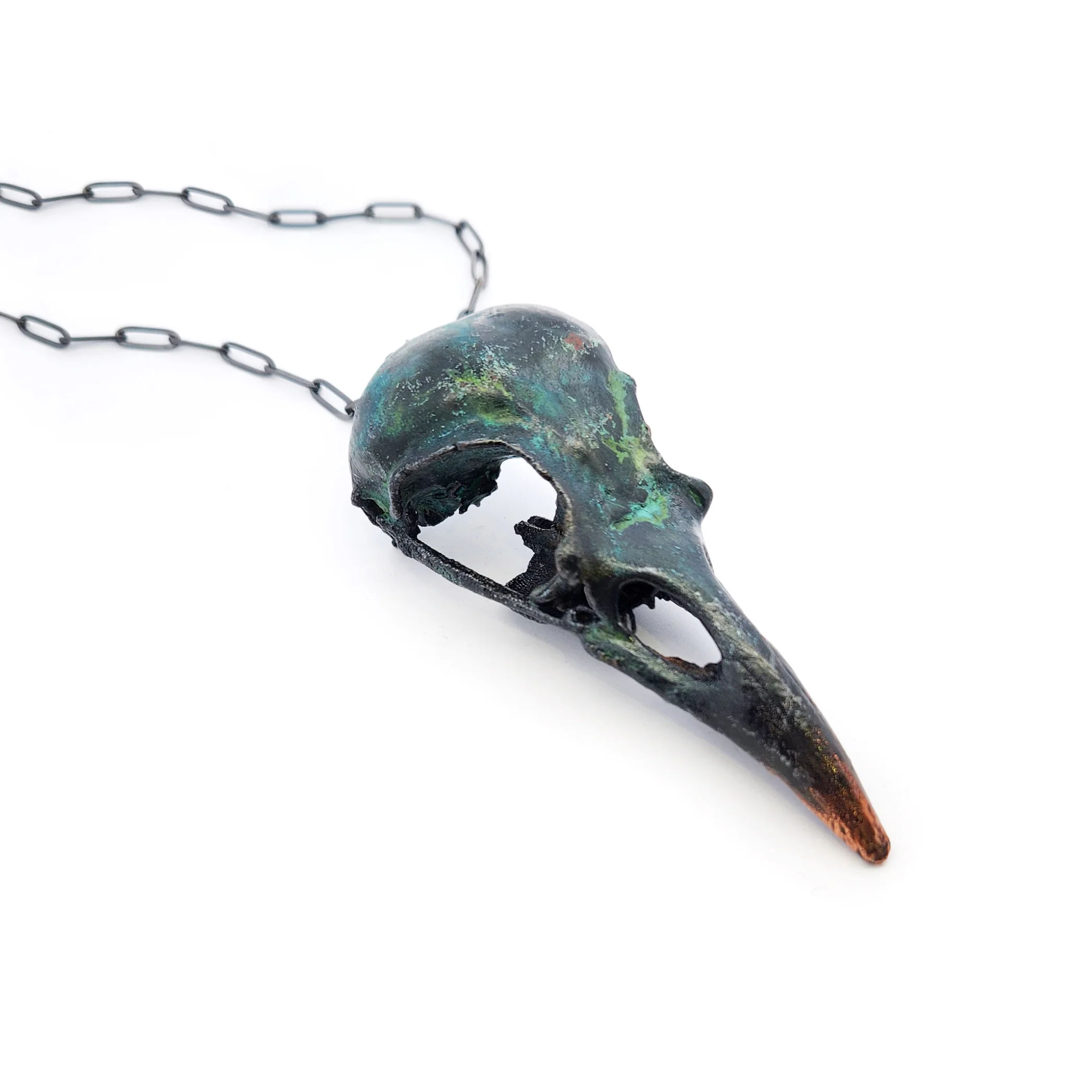 Crow Skull Necklace - Image 2