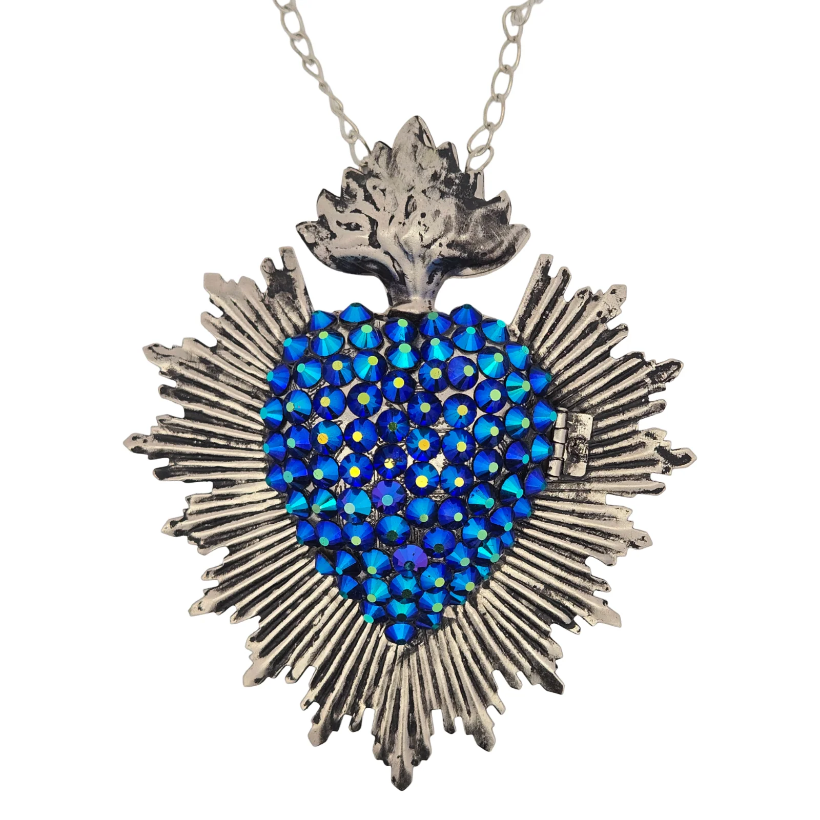 Crystal Heart Necklaces With Lockets - Image 10