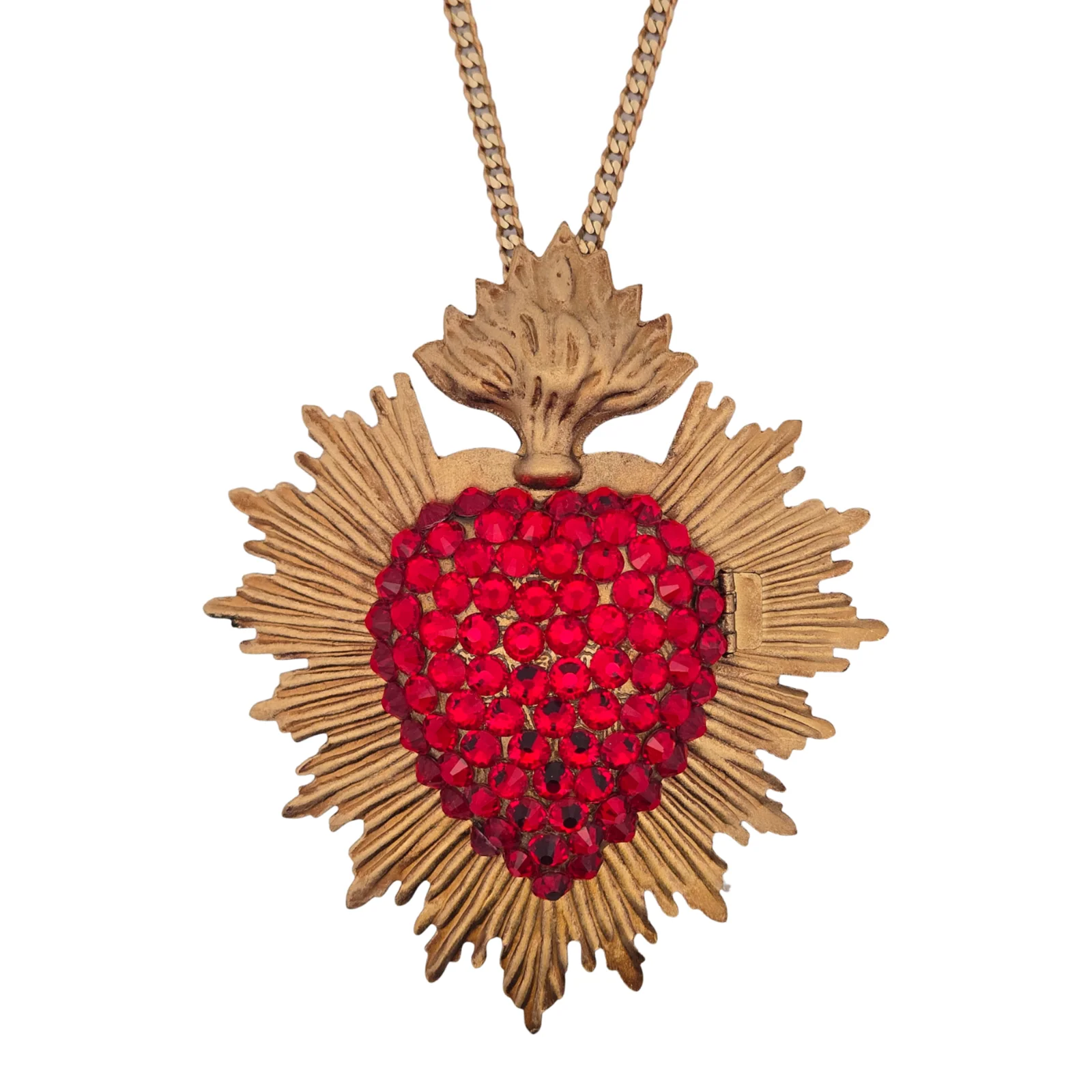 Crystal Heart Necklaces With Lockets - Image 8