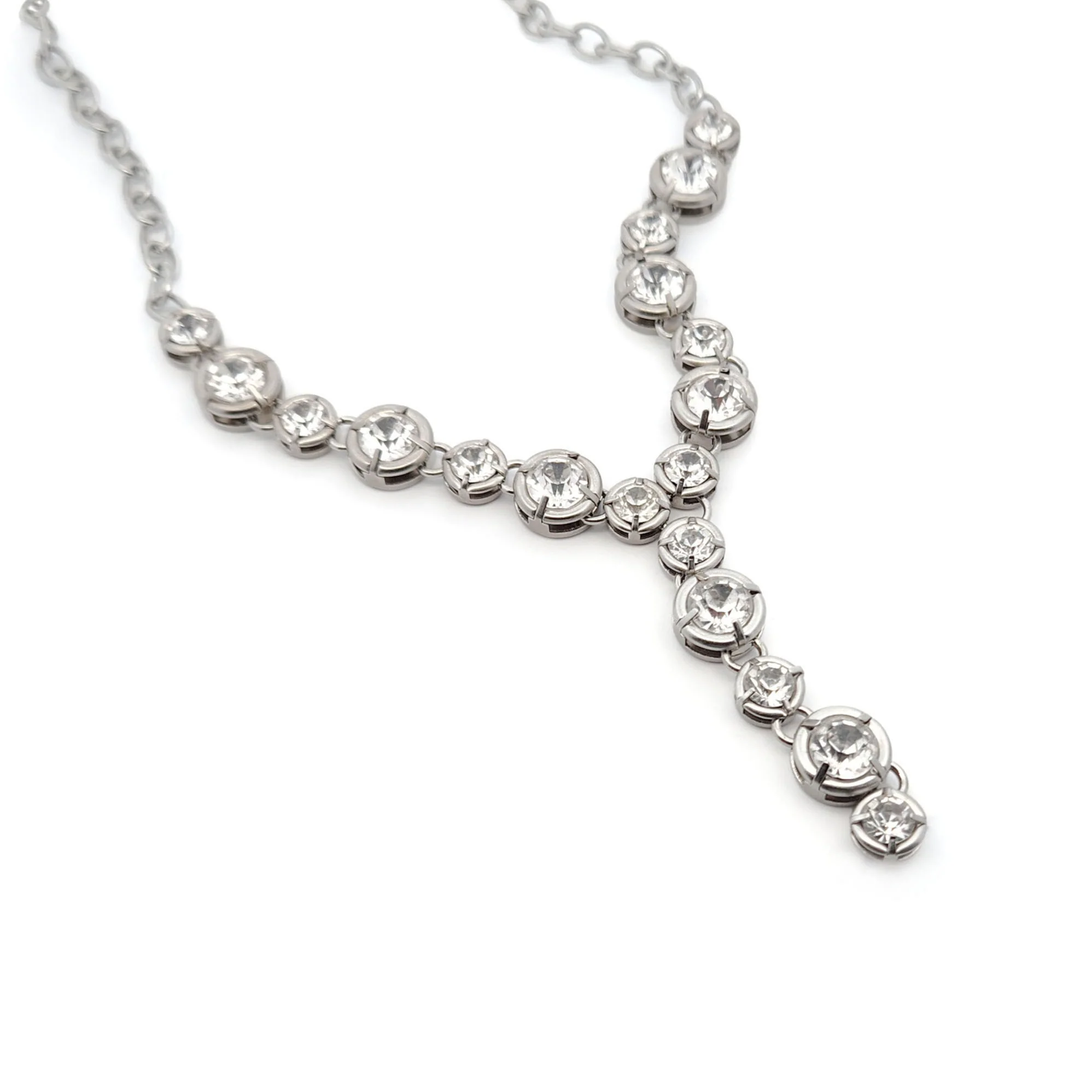CZ Crystal Necklace - Image 2