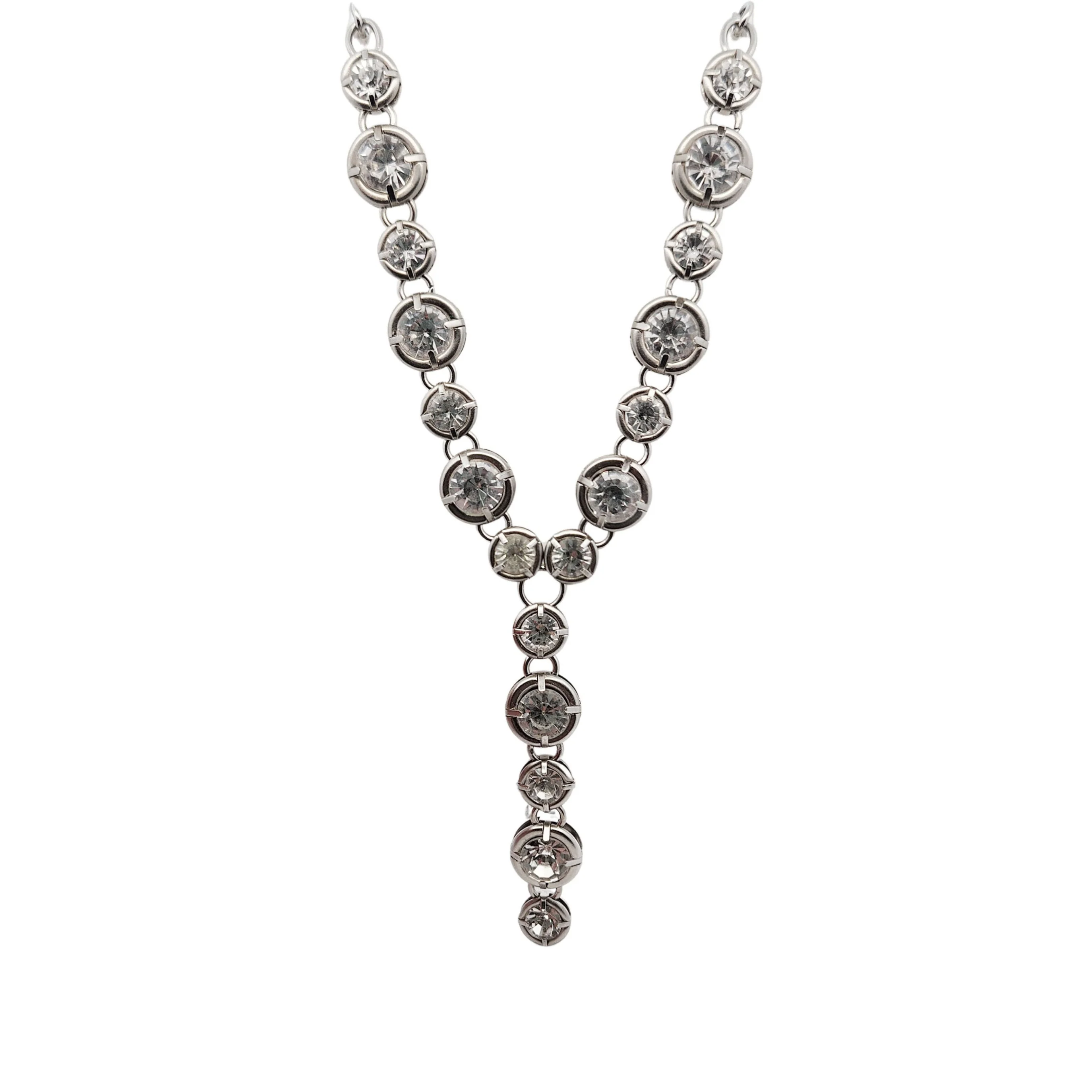 CZ Crystal Necklace - Image 3
