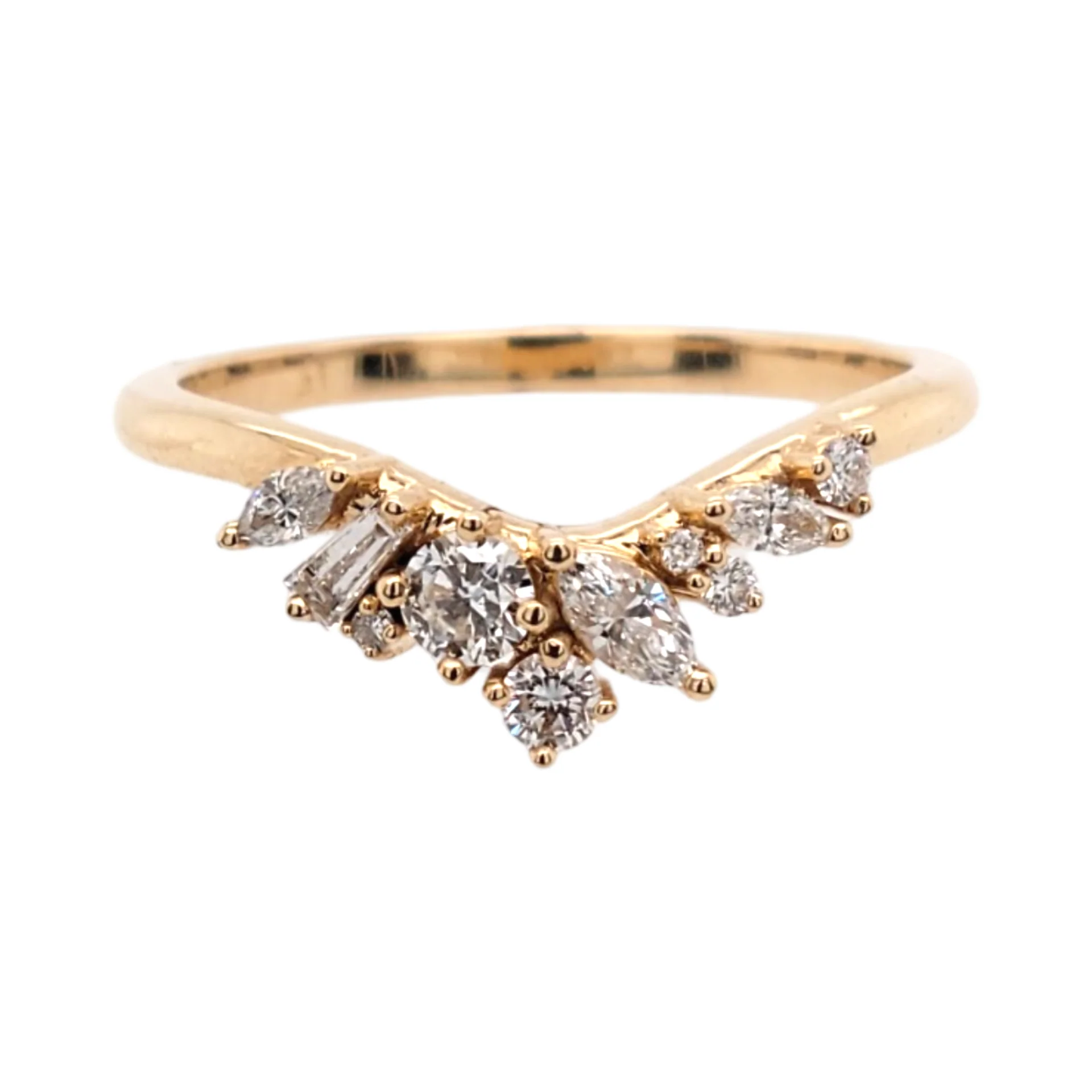 Diamond Cluster Ring