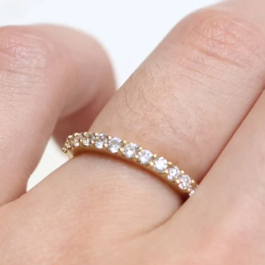 Diamond Half-Eternity Band - Image 2