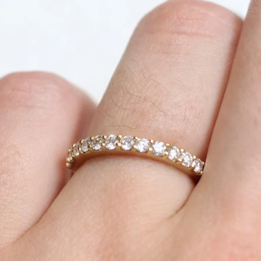 Diamond Half-Eternity Band - Image 3