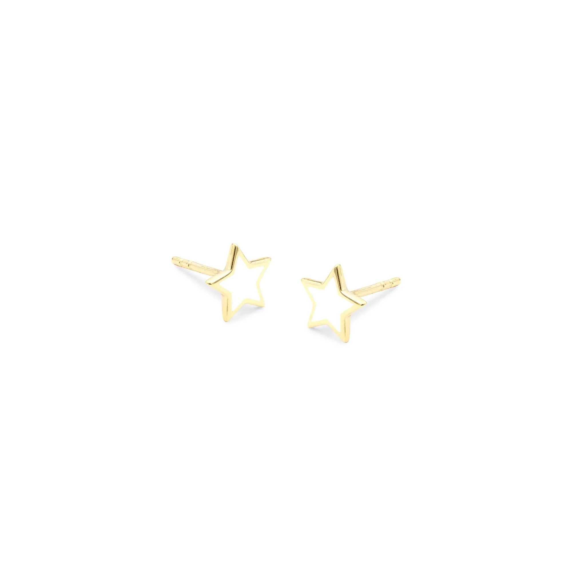 Enamel Star Stud Earrings - Image 2