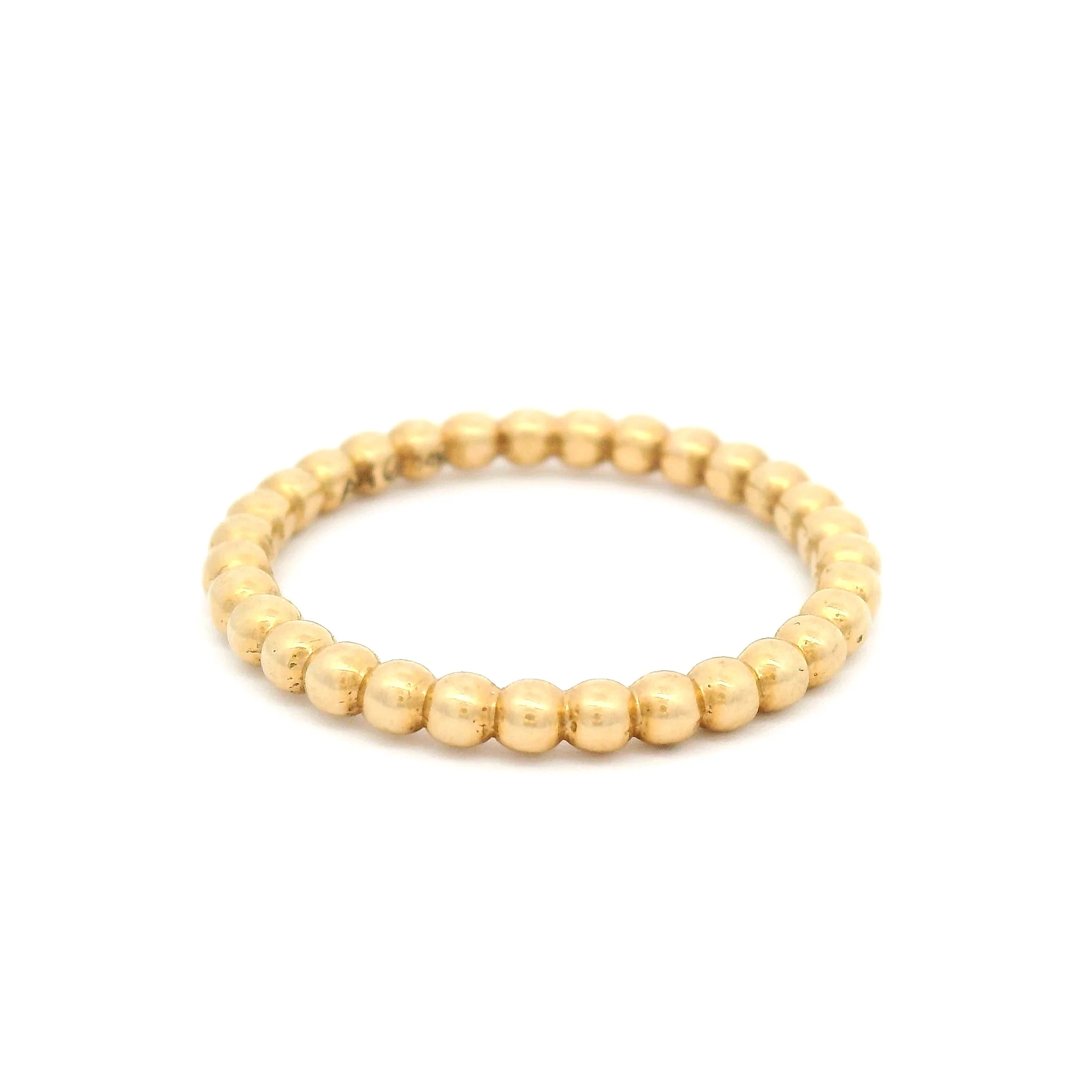 14k Yellow 2.2mm Small Ball Band - Image 2