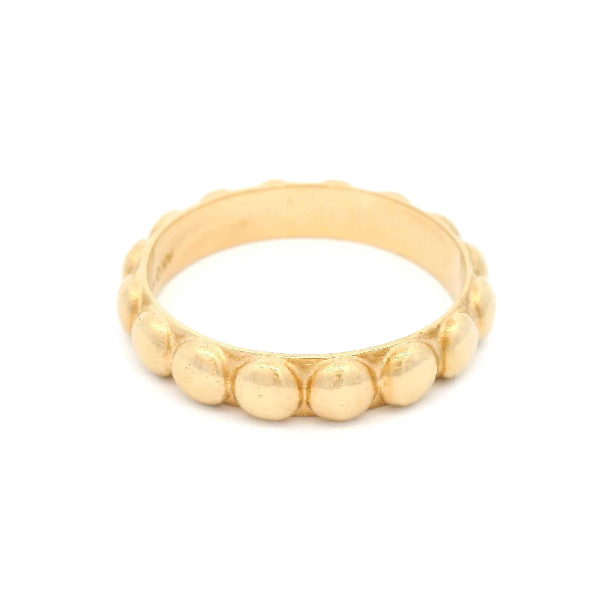 14k Yellow 4.2mm Large Ball Band - Image 2