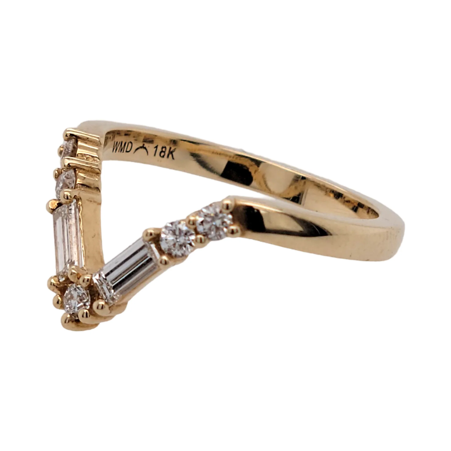 Five Diamond Wedding Band - Image 2
