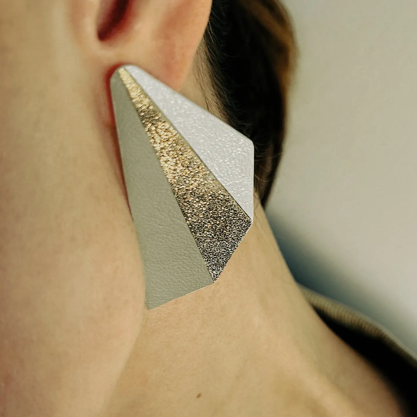 Flutter Sparkle Leather Earrings - Image 3