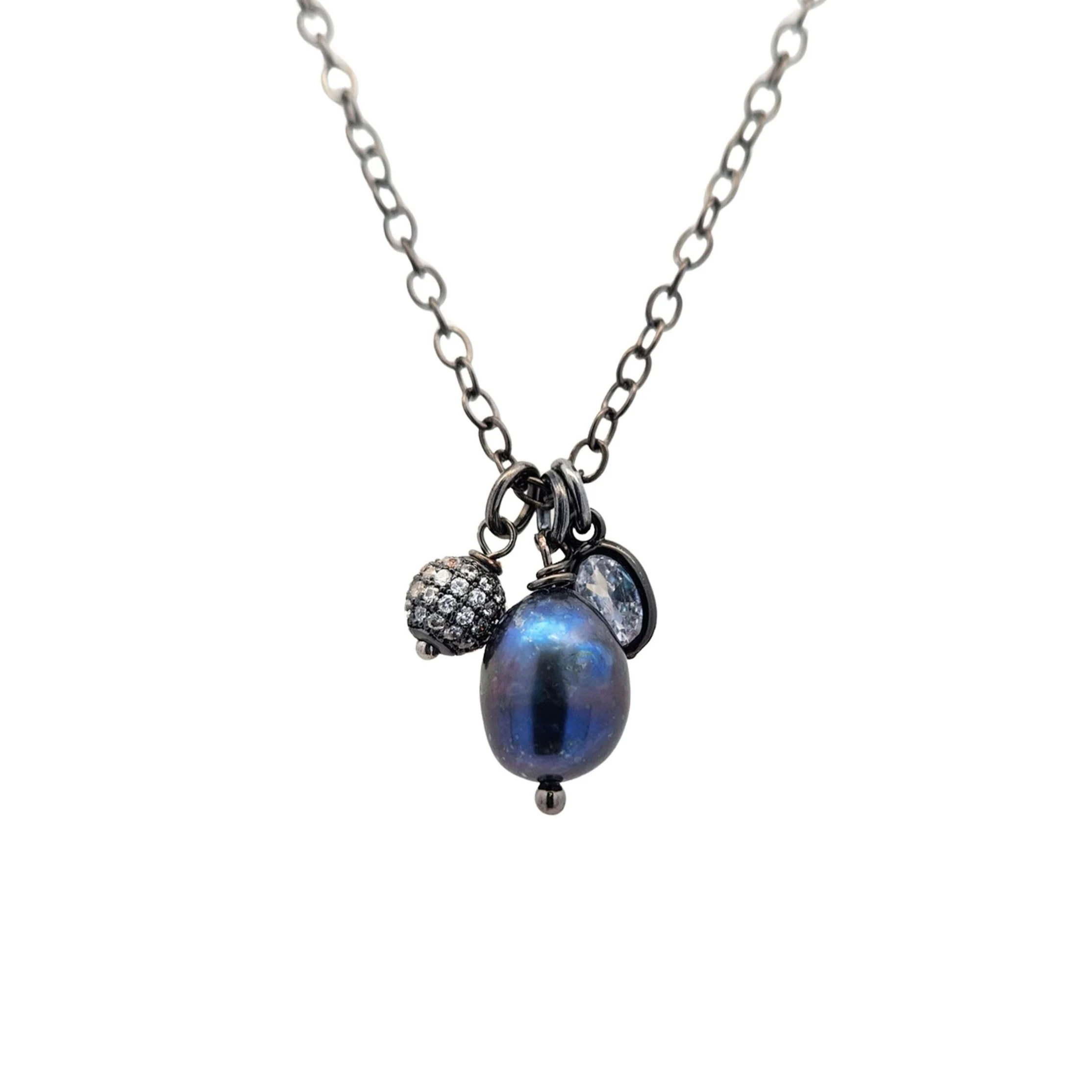 Freshwater Pearl & Charms Pendant