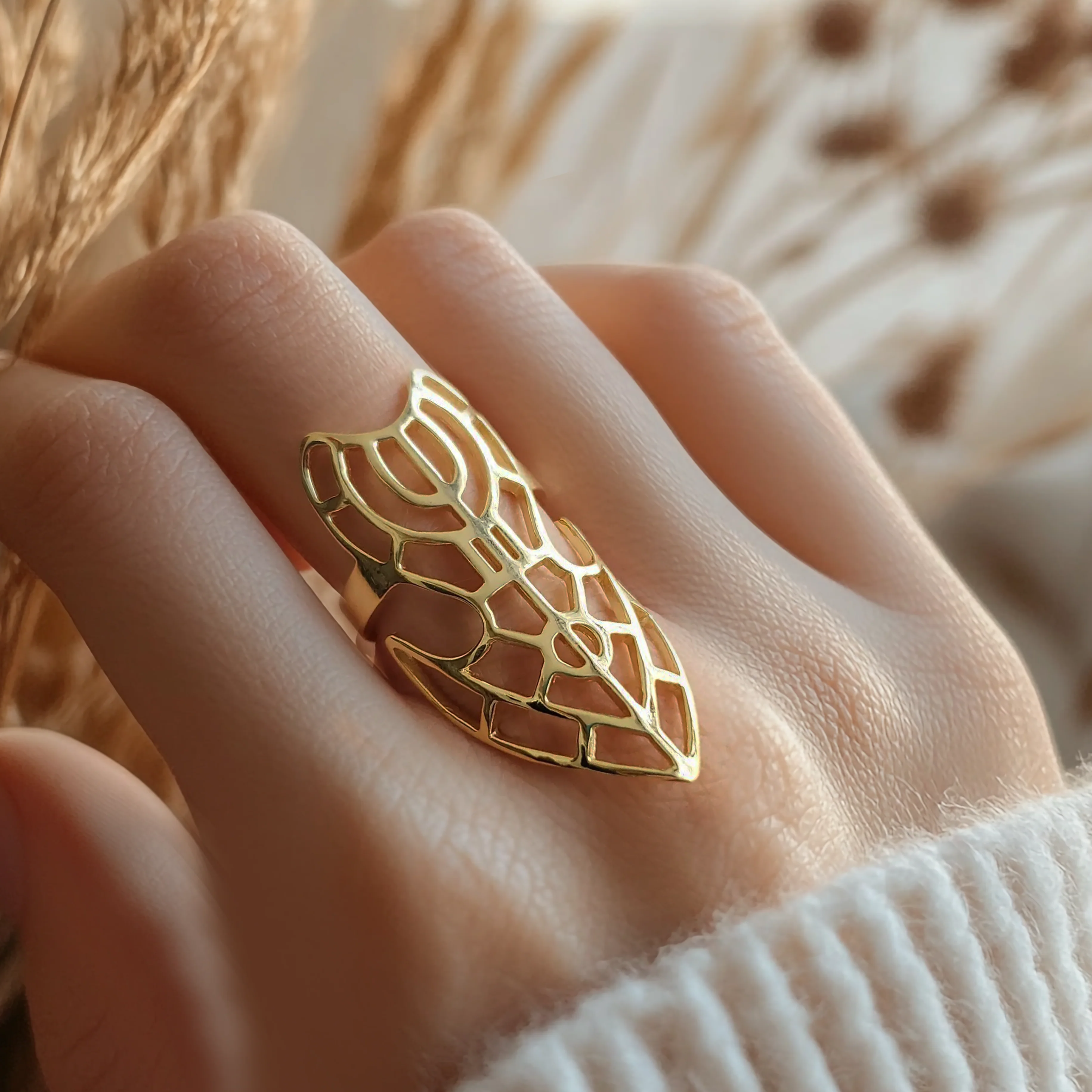 Full Finger Armour Ring - Image 5