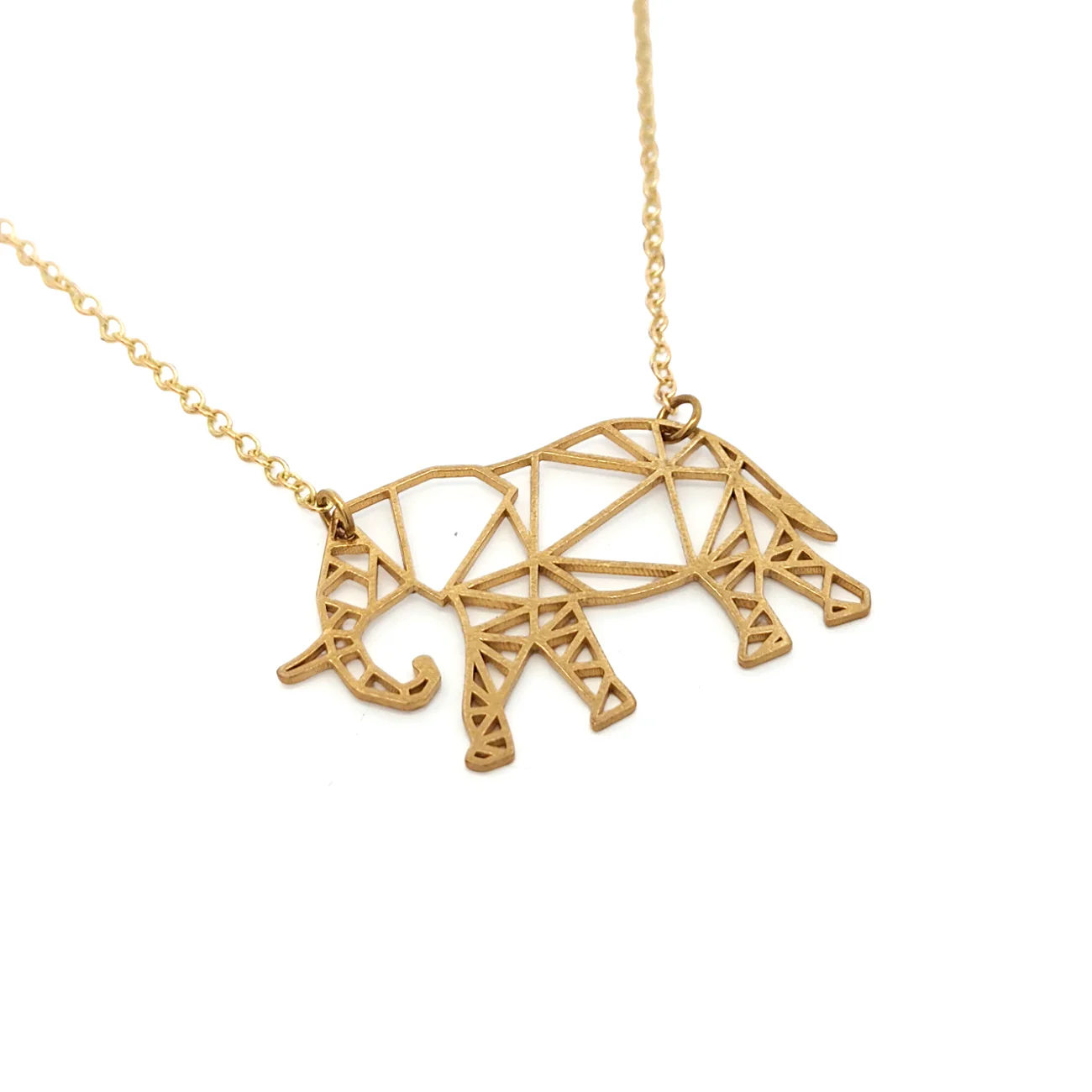 Geometric Elephant Necklace - Image 3