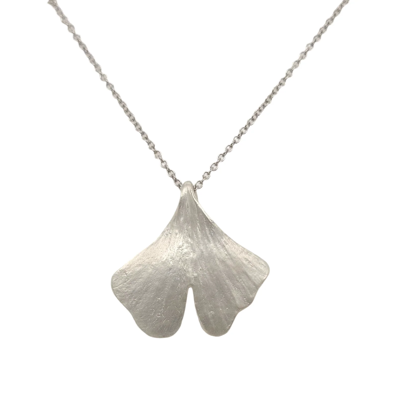 Large Gingko Leaf Pendant