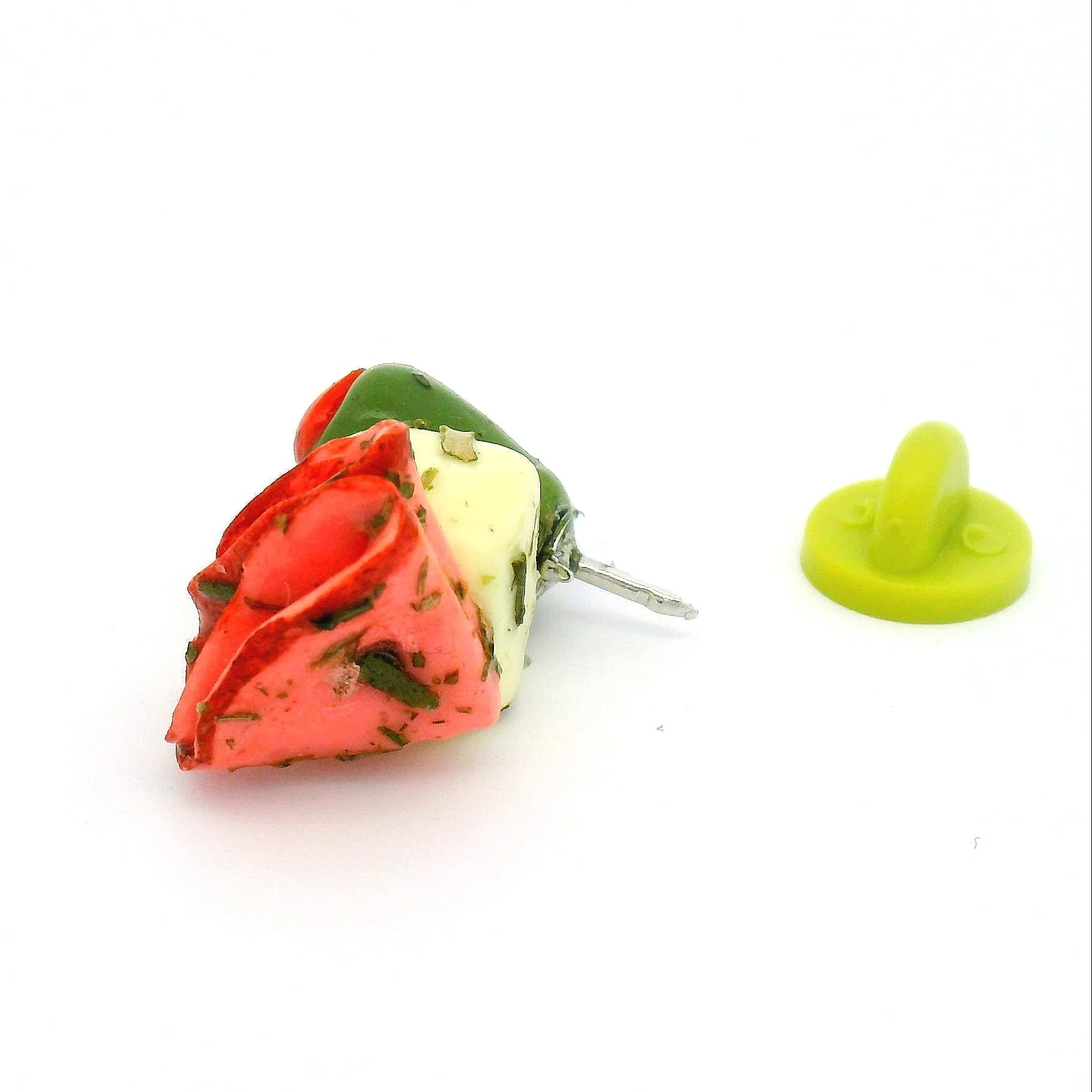 Handmade 3 Piece Green Olive Antipasto Pin - Image 3