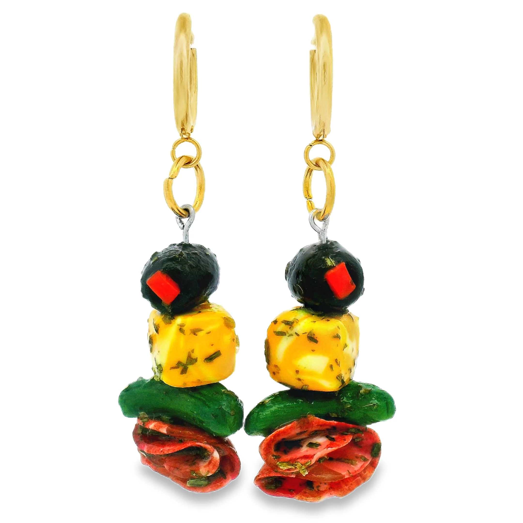 Handmade 4 Piece Antipasto Earrings