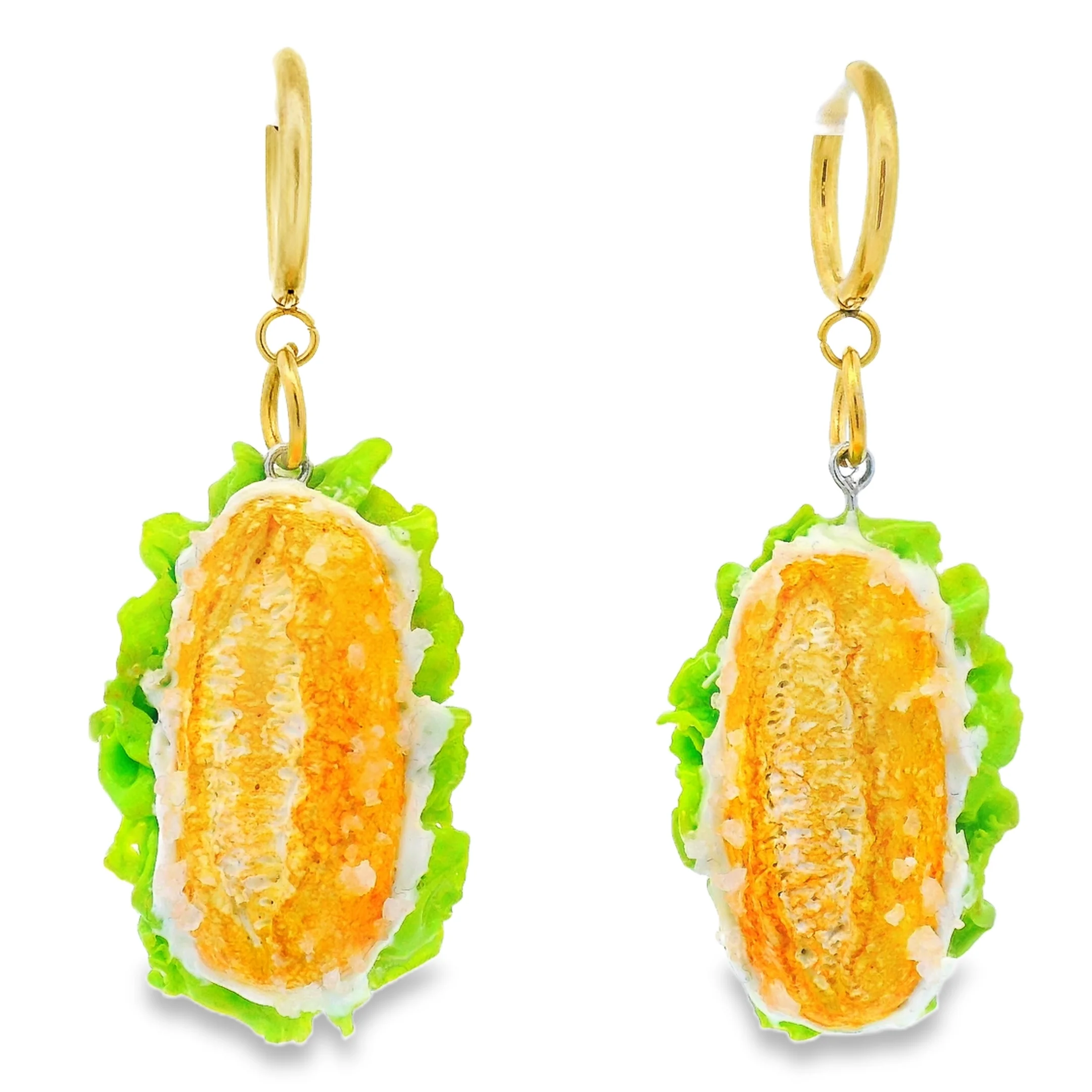 Handmade Chicken Club Sandwich Earrings