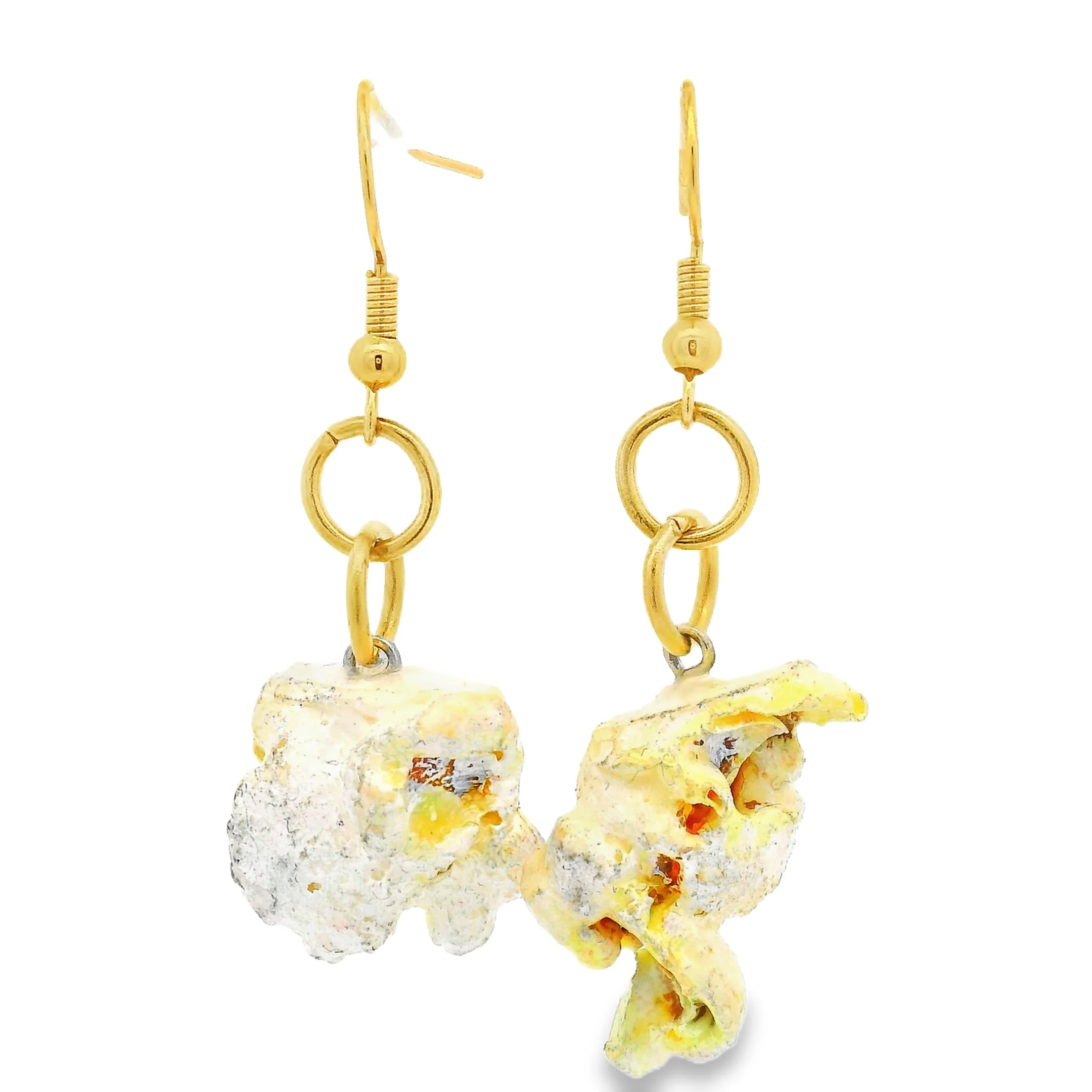Handmade Popcorn Earrings