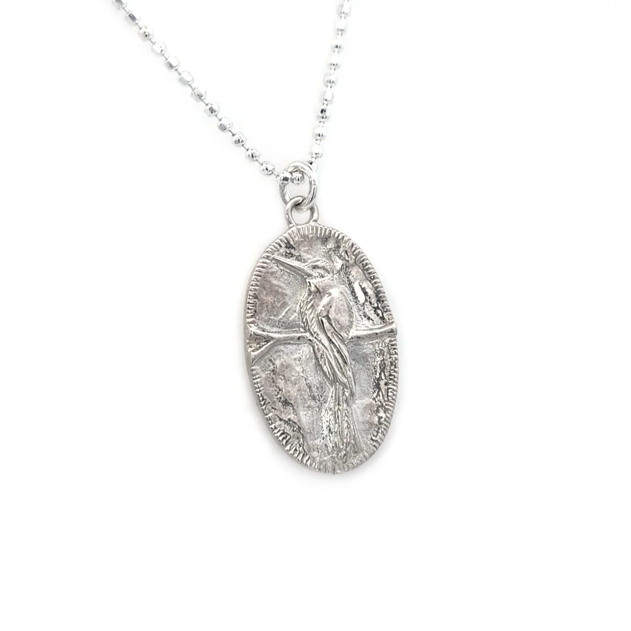 Hummingbird Medallion Pendant