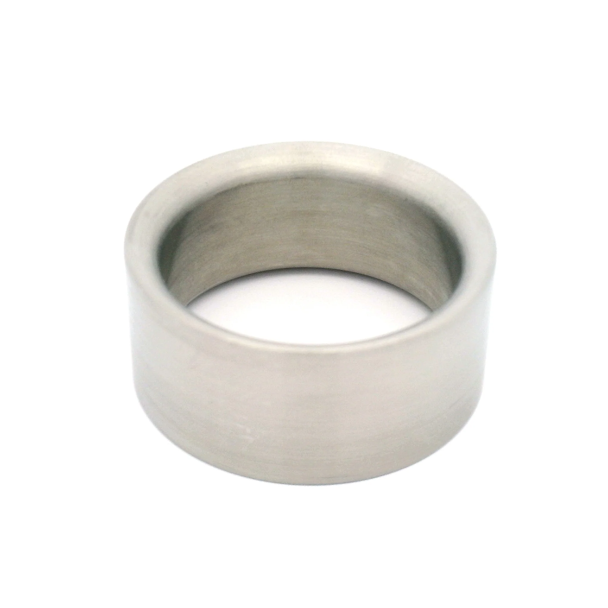 11mm Wide Titanium Flat Brushed Band - Image 2