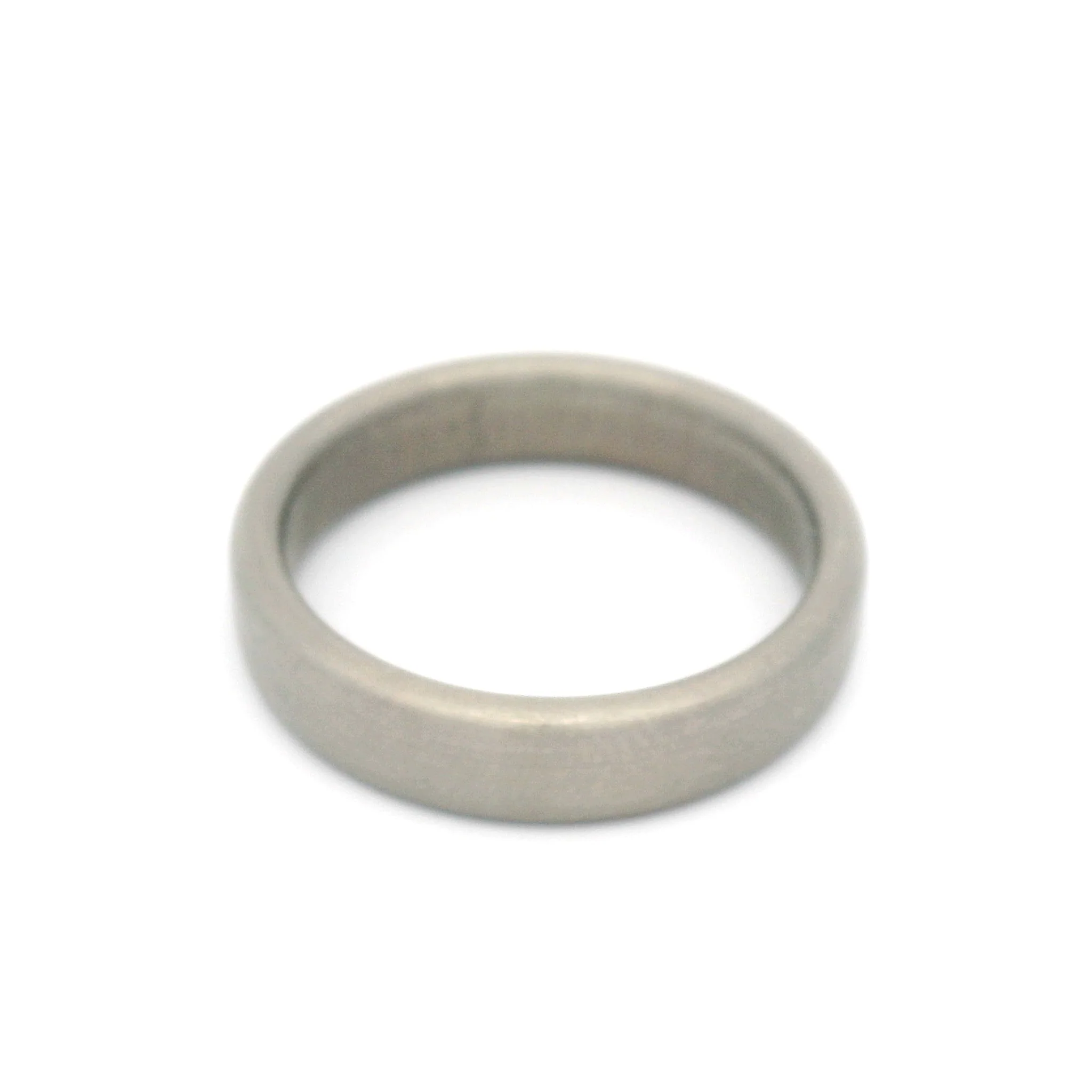 4.5mm Wide Brushed Titanium Band - Image 2