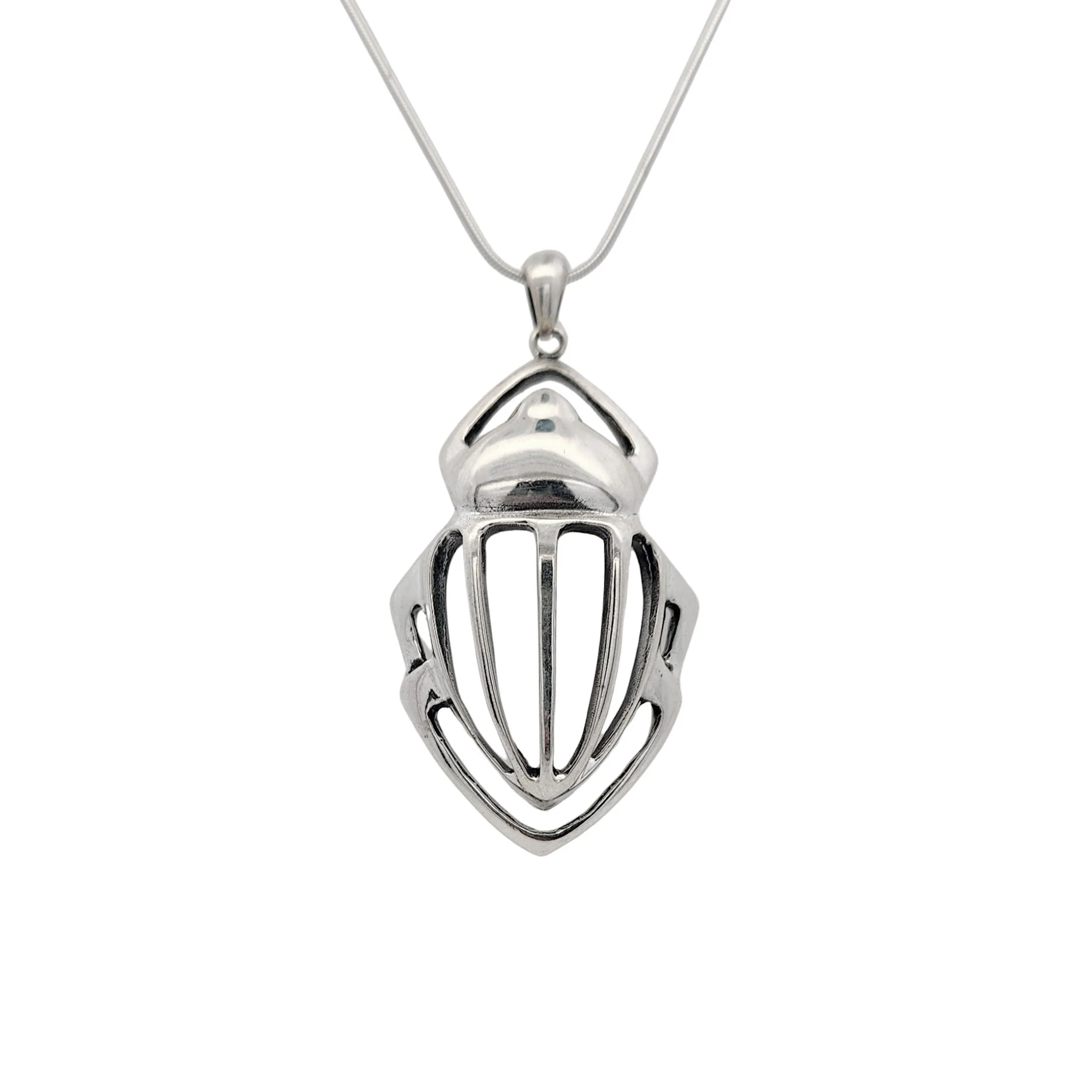 Openwork Beetle Pendant