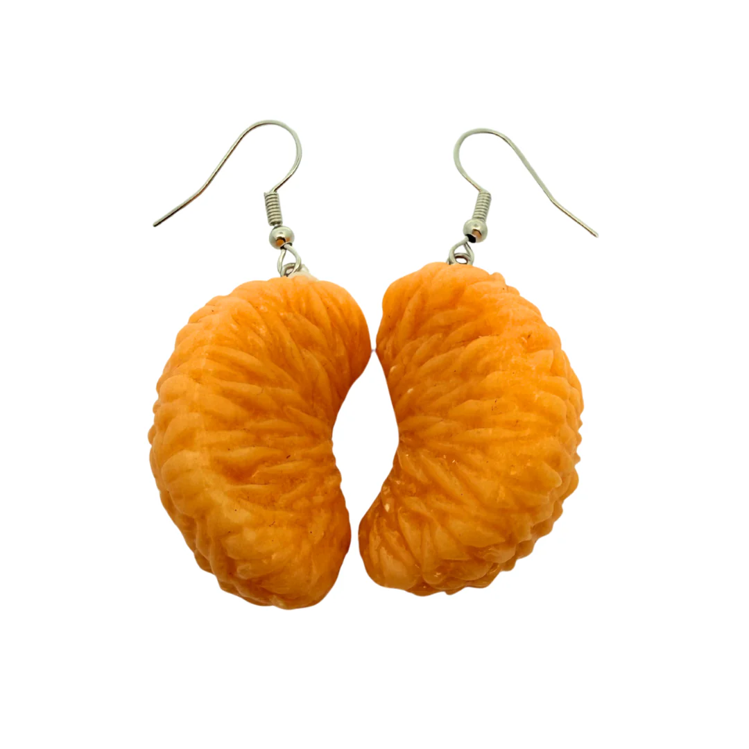 Orange Slice Earrings