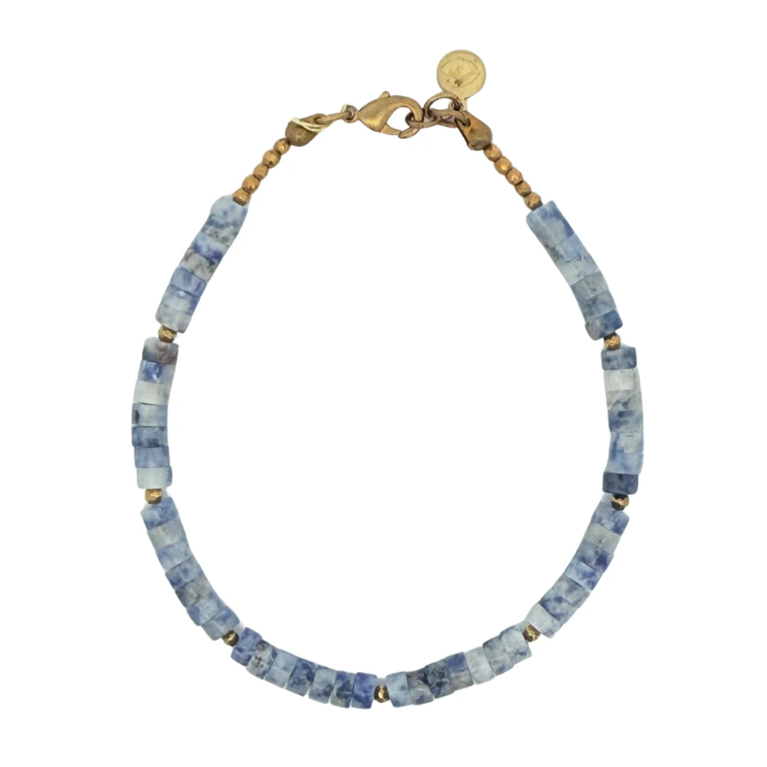 Polished Bracelet Blue