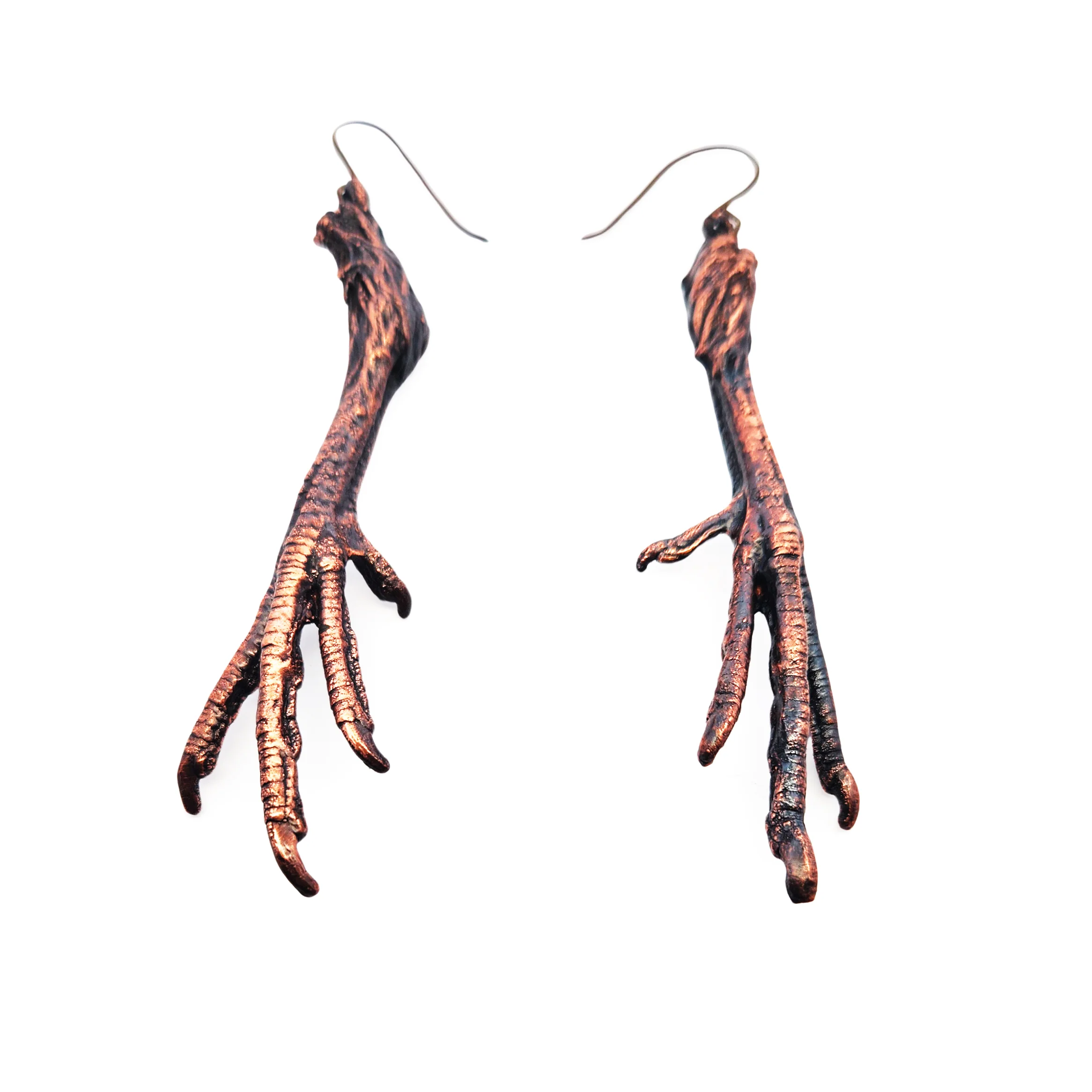 Quail Foot Earrings